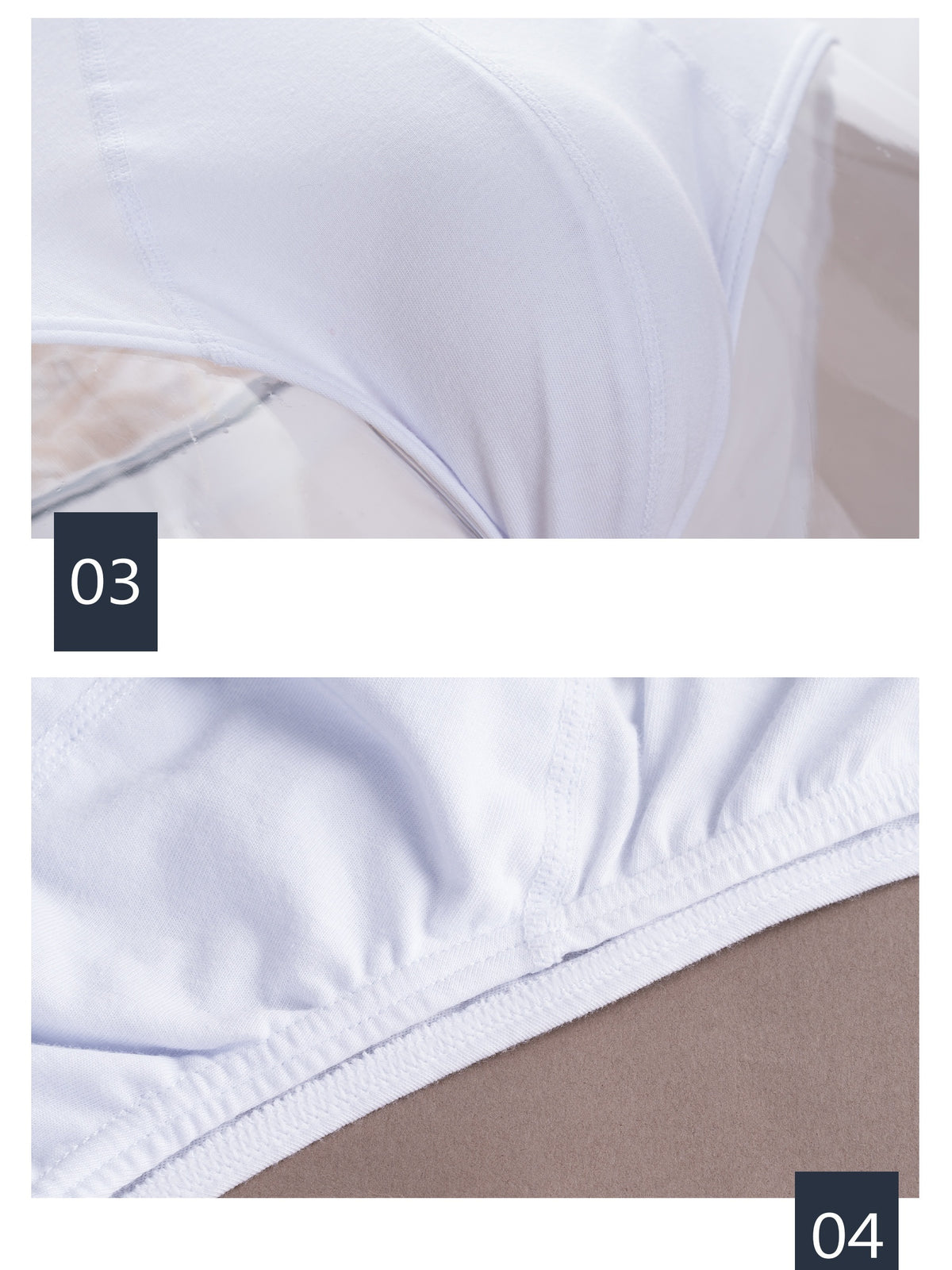 Slip rayé coton homme — lot de 10, 100 % coton, lavable en machine