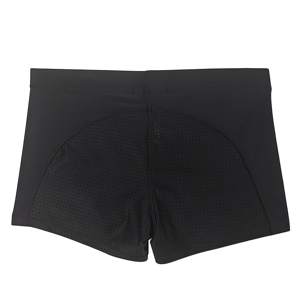Boxer de sport séchage rapide microfibre homme, noir, noir, du XS au M