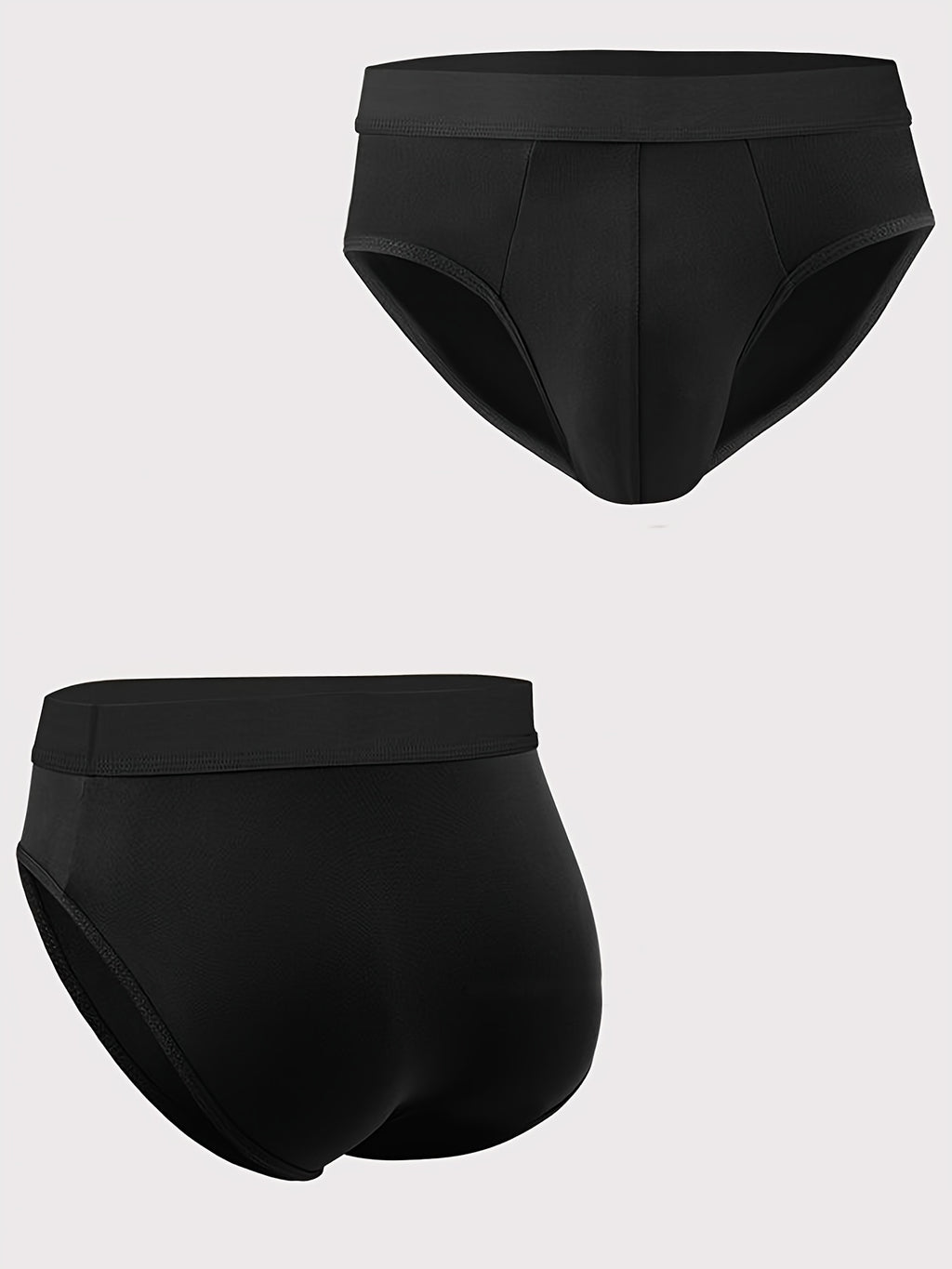 Slip moulant microfibre homme — lot de 8, uni