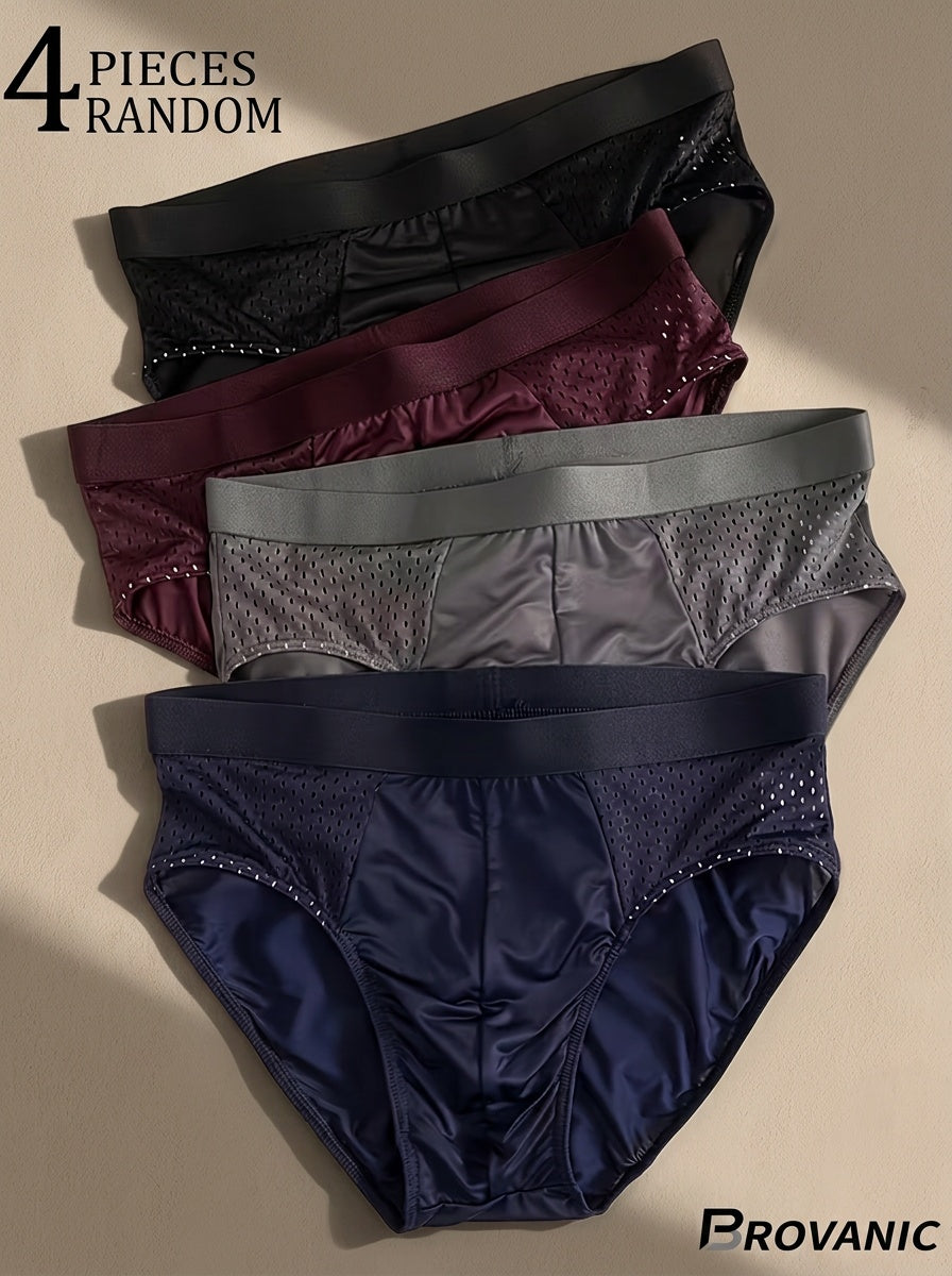 Boxer respirant microfibre homme — lot de 4, uni, du XS au XL