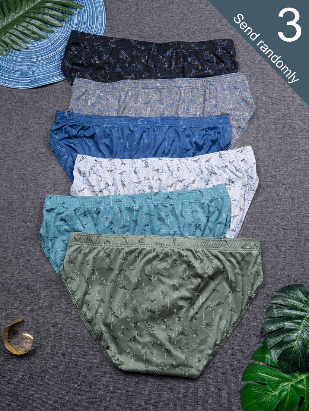 Slip de sport respirant microfibre homme — lot de 3