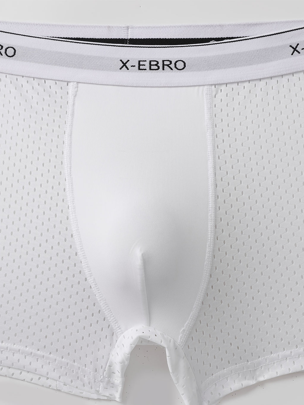 Boxer microfibre homme — lot de 5, uni, du S au XXL (modèle 2)