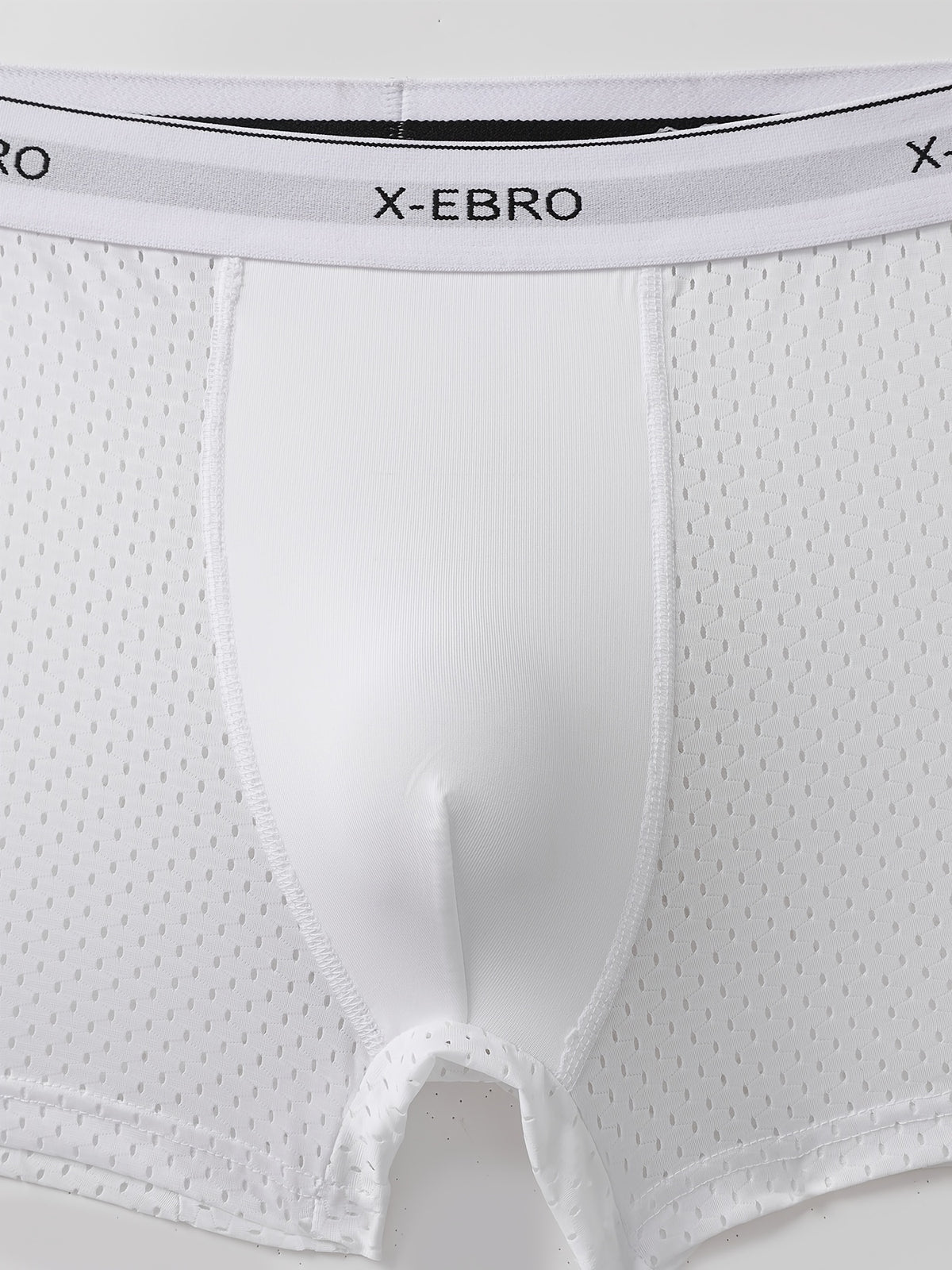 Boxer microfibre homme — lot de 5, uni, du S au XXL (modèle 2)