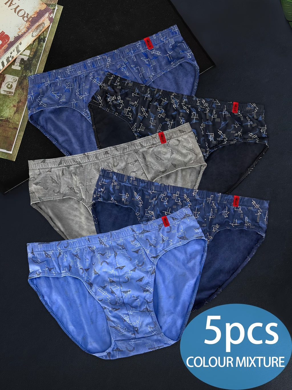 Slip respirant à poche de maintien coton homme — lot de 5