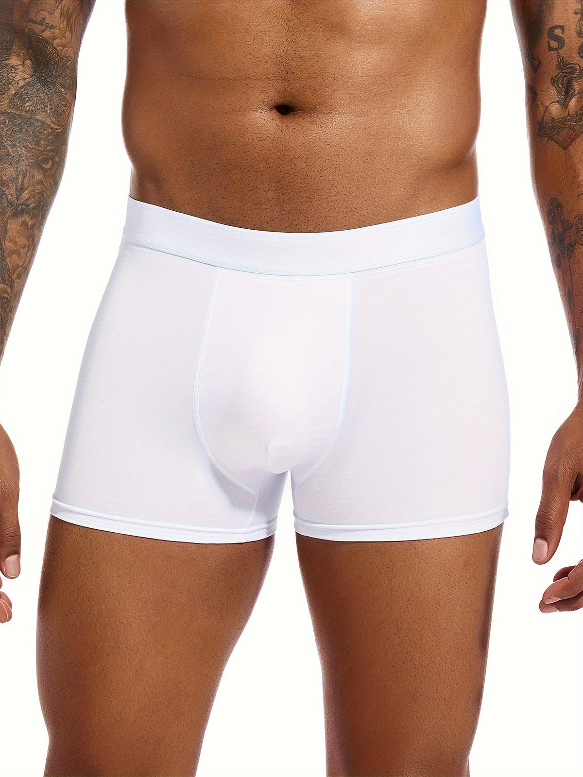 Boxer respirant microfibre homme — lot de 3, uni, du S au XXL