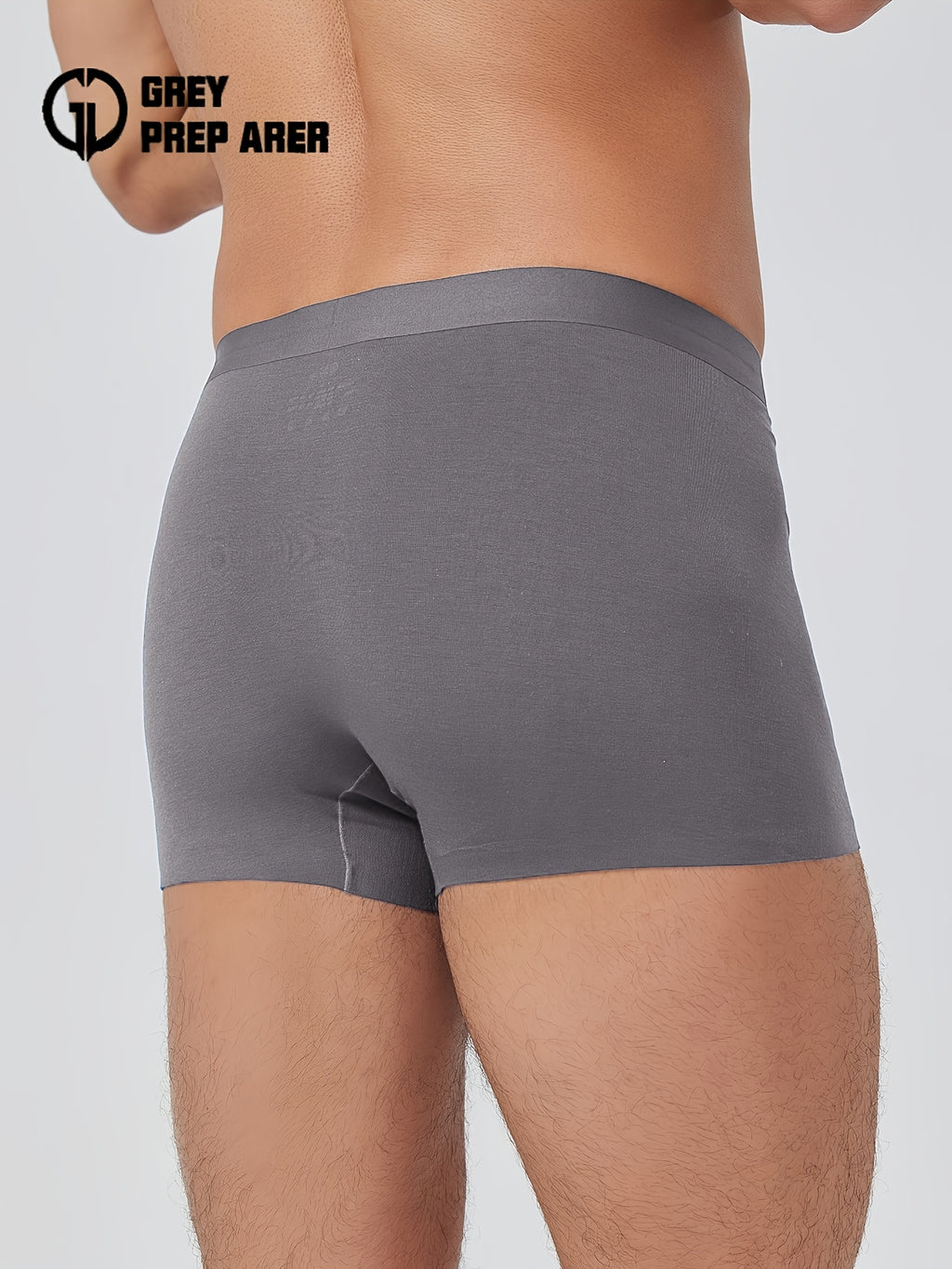 Boxer sans couture séchage rapide homme, bleu — vue 4