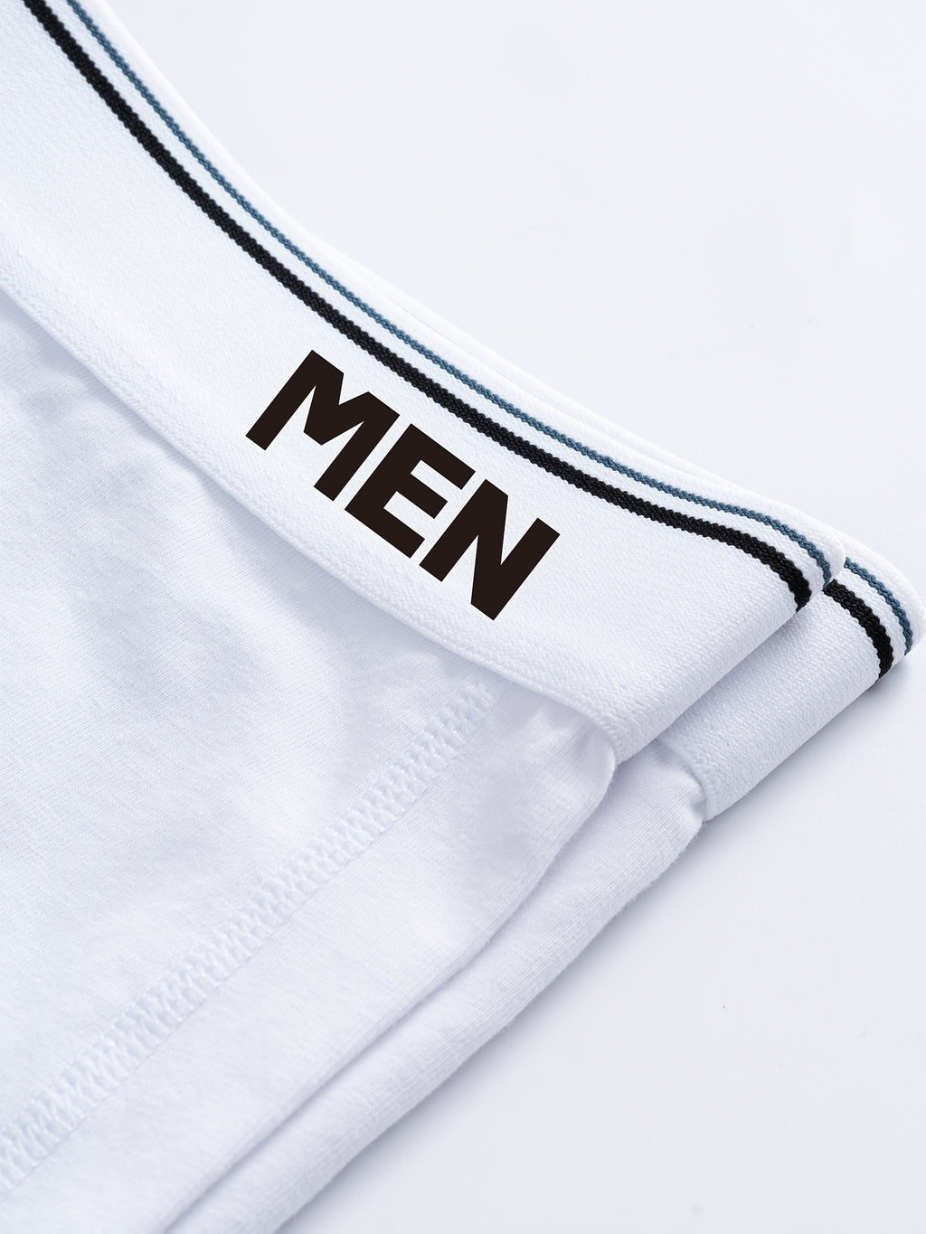Boxer à poche de maintien homme — lot de 3, blanc