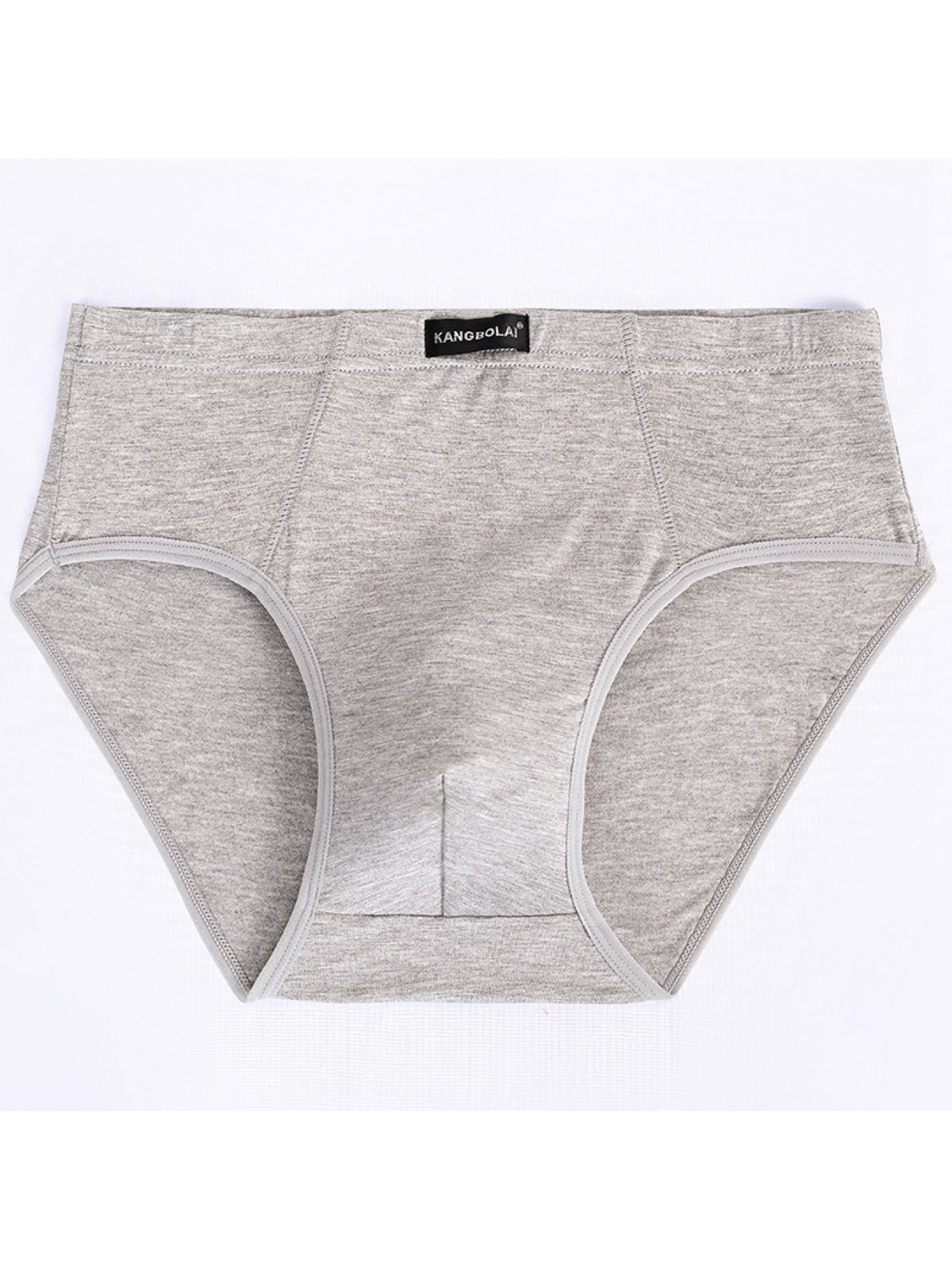 Slip grande taille respirant modal homme — lot de 5, uni