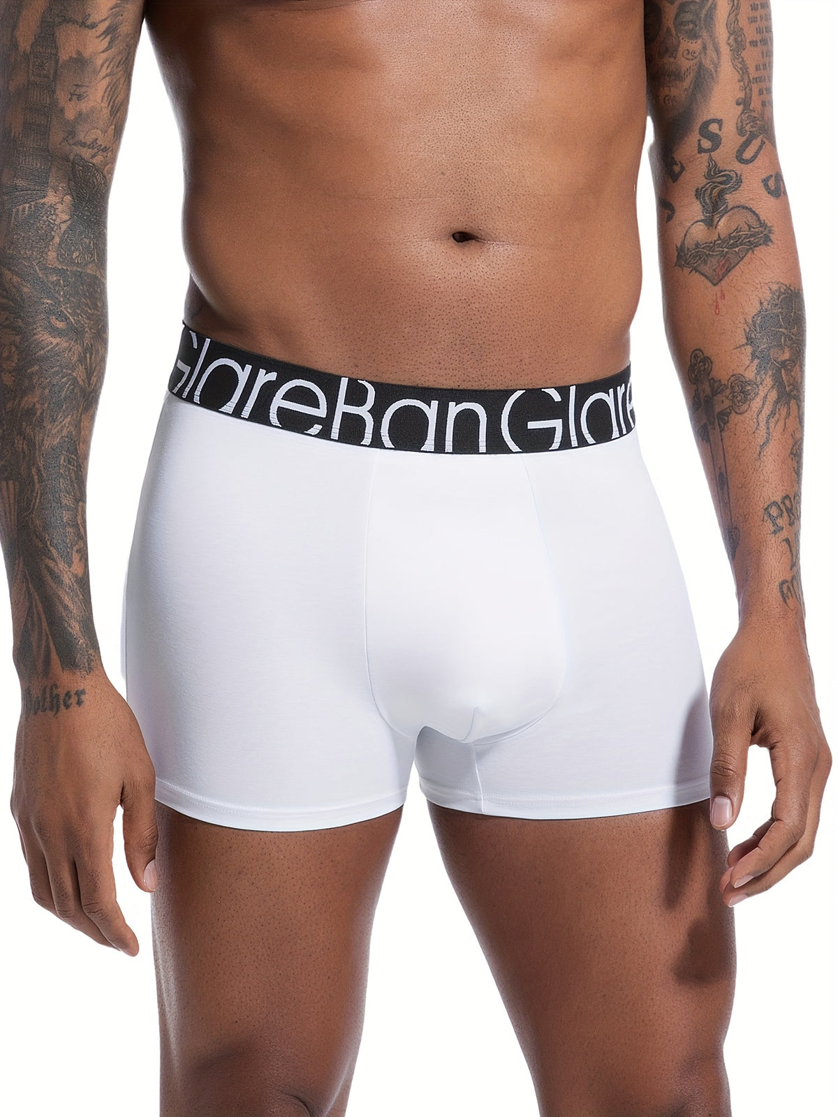 Boxer de sport coton homme — lot de 5, uni, du M au XXL