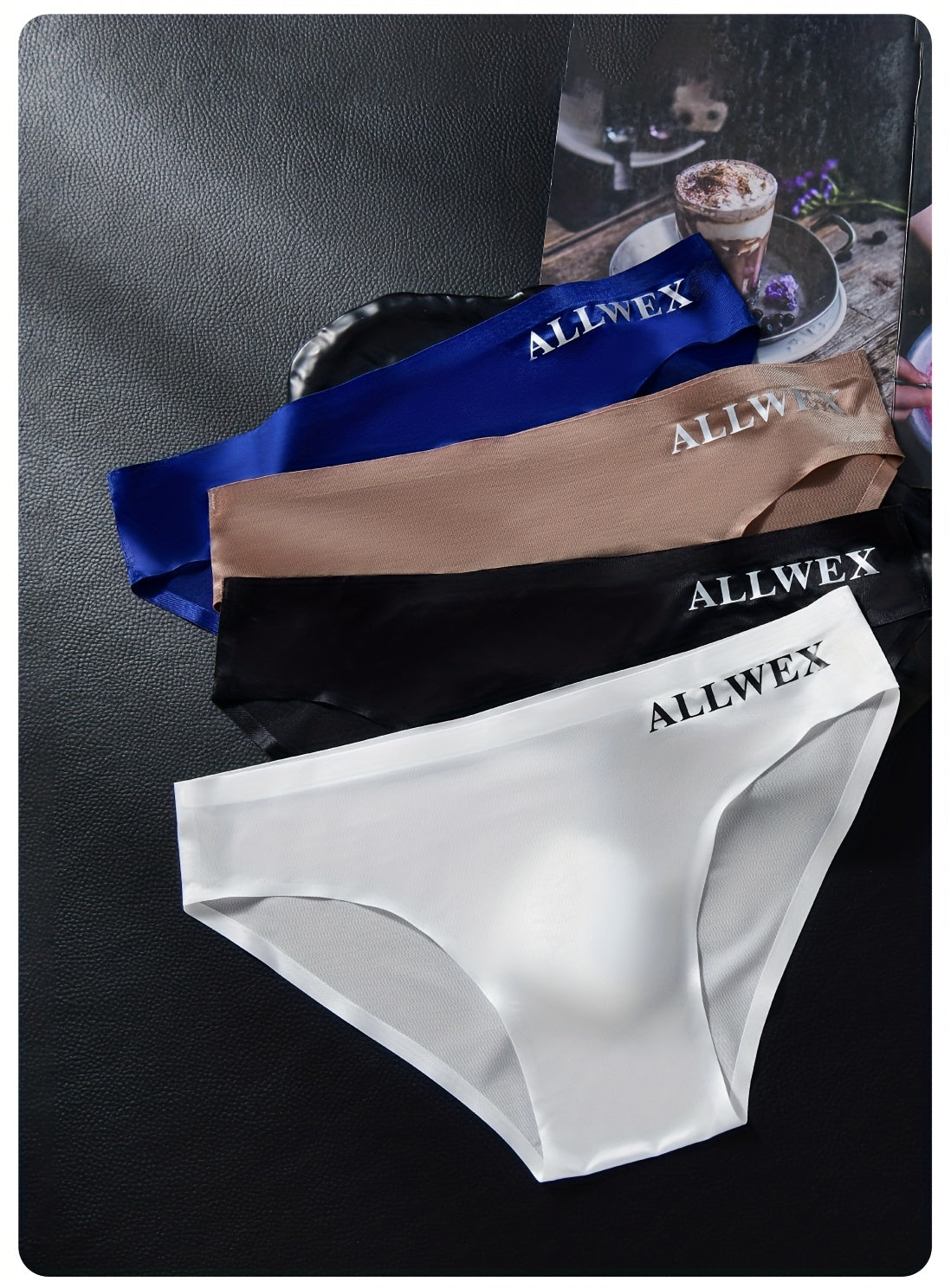 Slip sans couture taille basse homme — lot de 10, imprimé