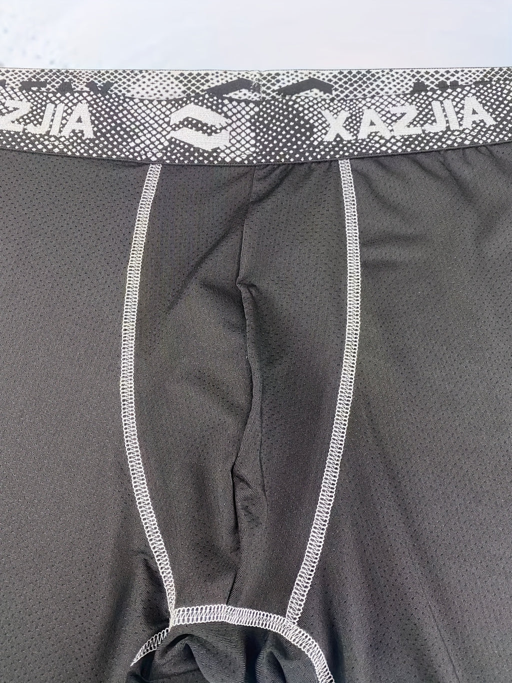 Slip long grande taille microfibre homme — lot de 5, uni