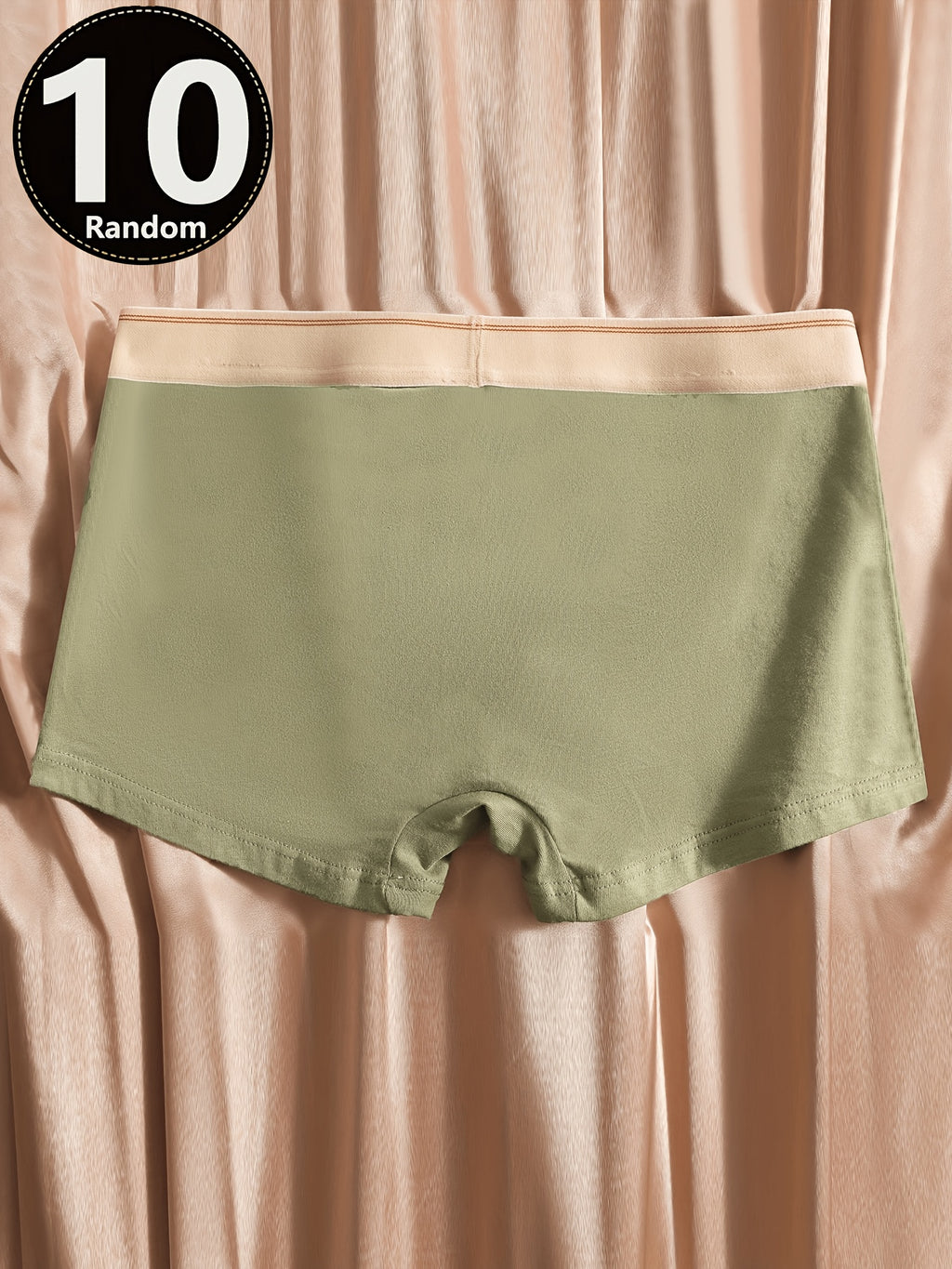 Boxer de sport coton homme — lot de 10, uni