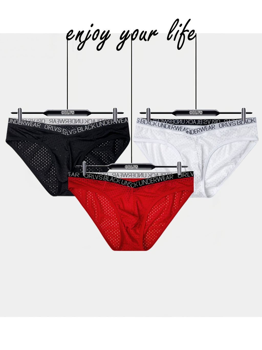 Slip taille basse séchage rapide homme — lot de 2, uni