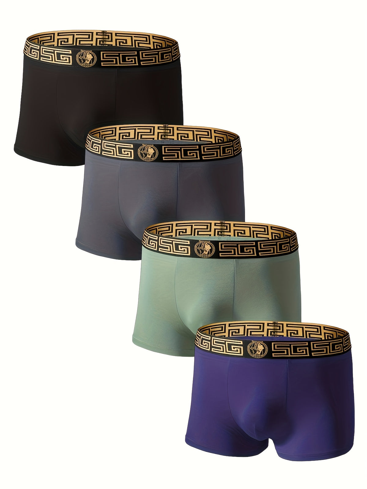 Boxer respirant bambou homme — lot de 3, uni, du S au XXL