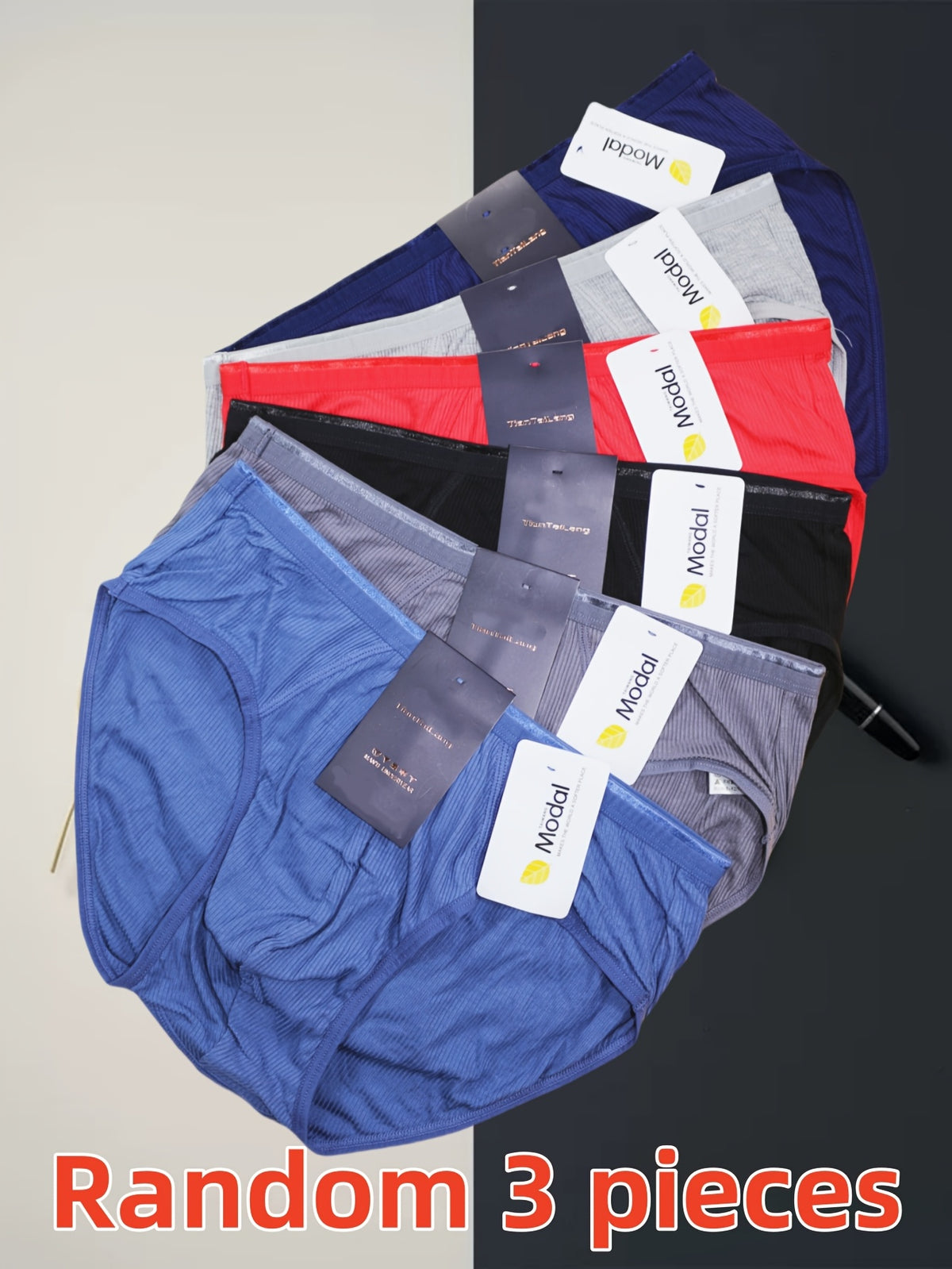 Slip homme — lot de 3, uni