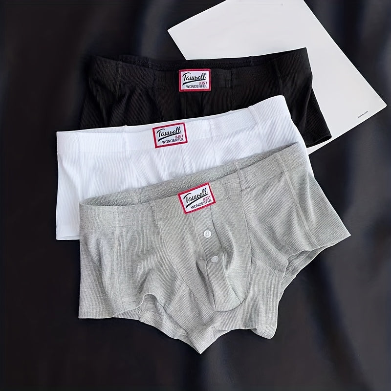 Boxer de sport respirant bambou homme — lot de 3, uni, assortiment S, du S au XL