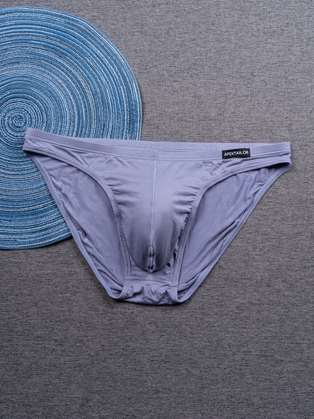 Slip moulant respirant bambou homme — lot de 6, uni