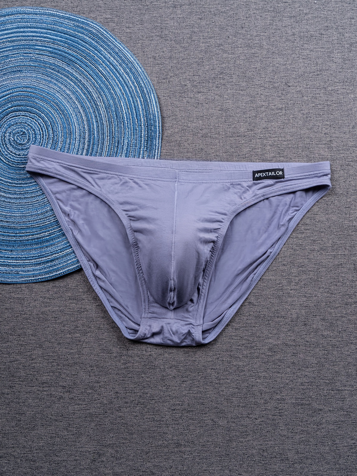 Slip moulant respirant bambou homme — lot de 6, uni