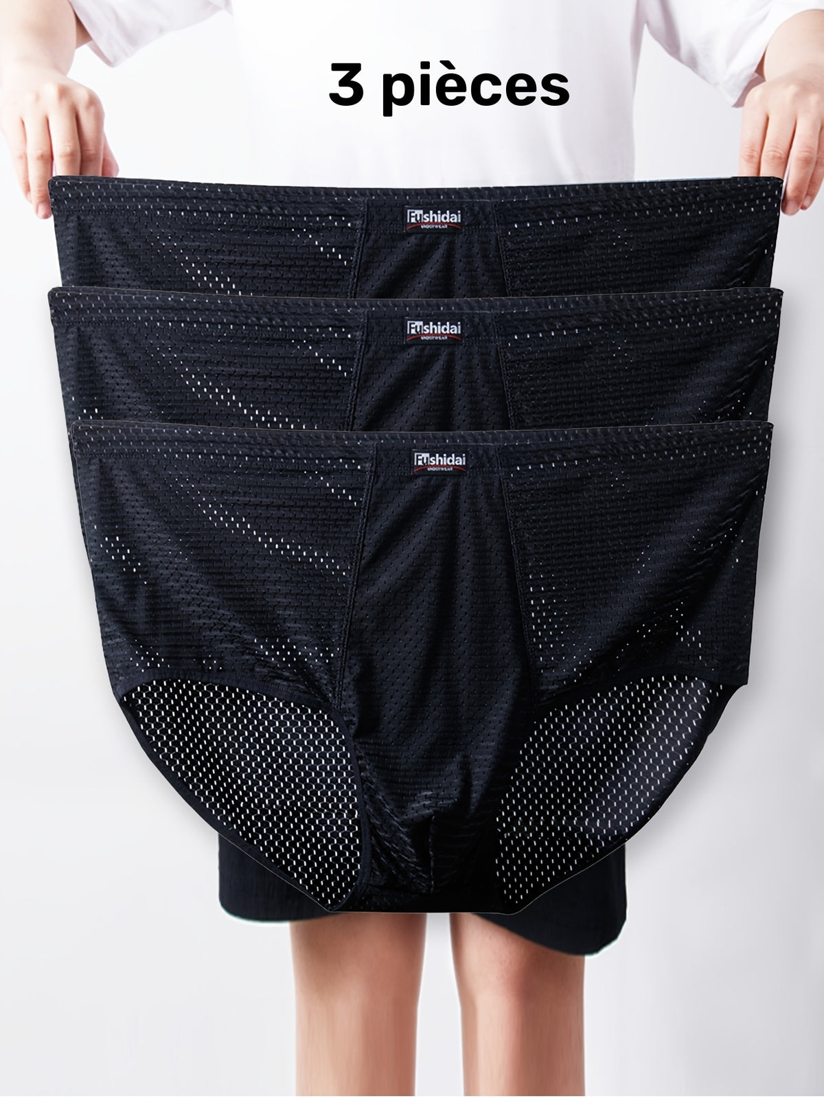 Boxer séchage rapide respirant microfibre homme — lot de 3