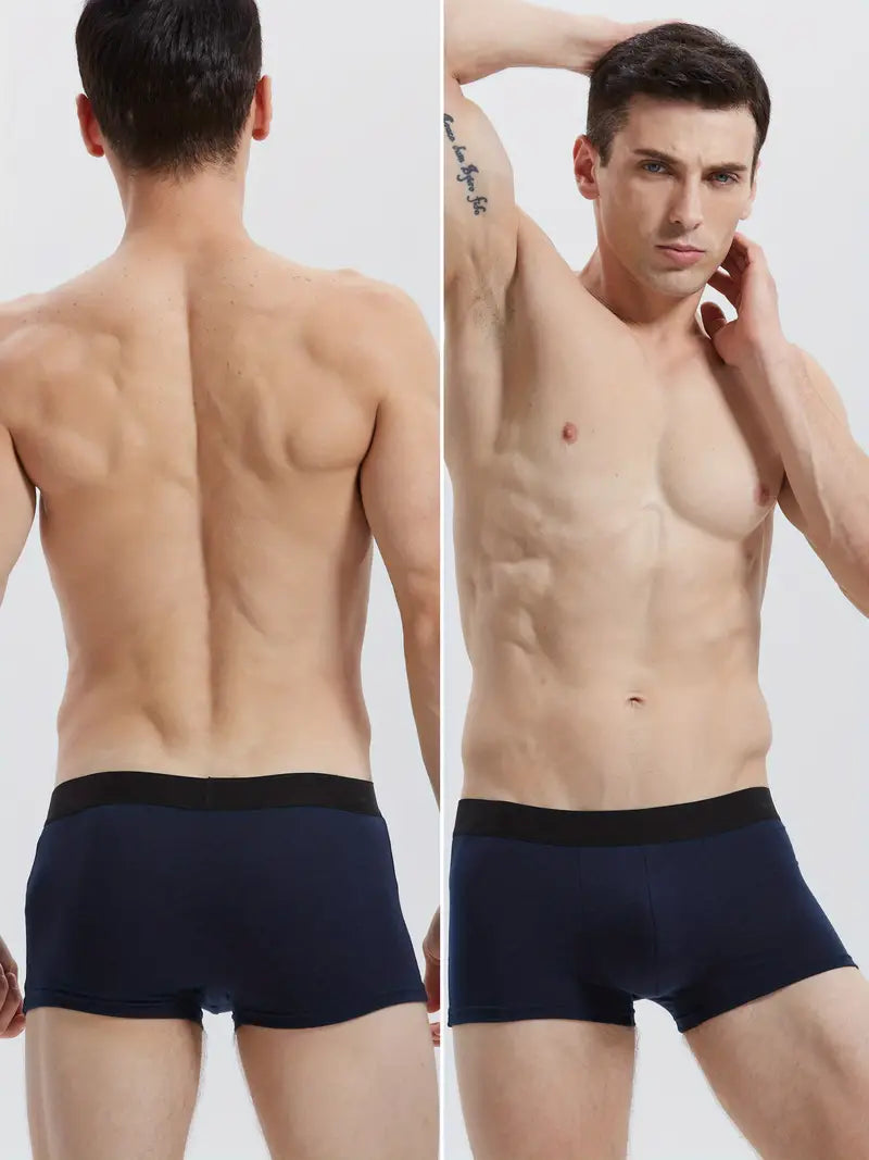 Boxer respirant homme — lot de 6, maille technique, coupe courte