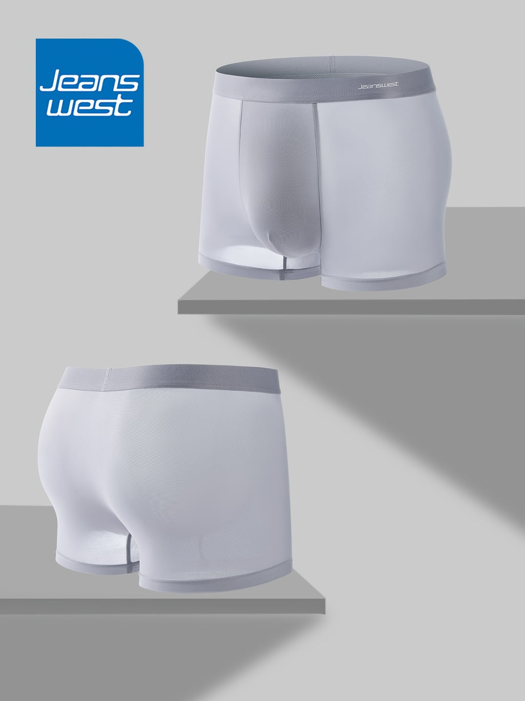 Boxer microfibre homme — lot de 5, uni, du S au XXL
