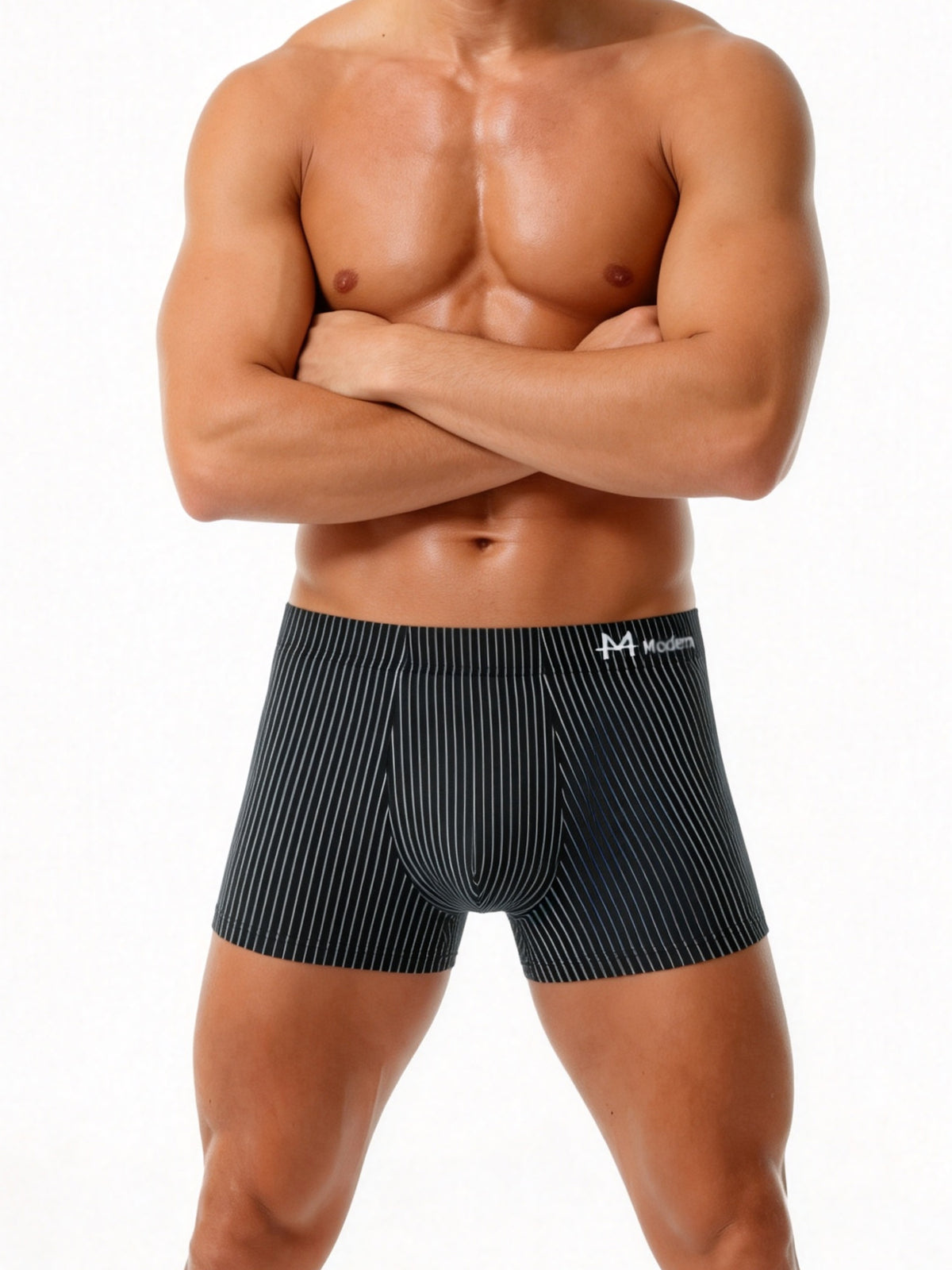 Slip de sport respirant coton homme — lot de 5, uni, du S au XL (modèle 2)