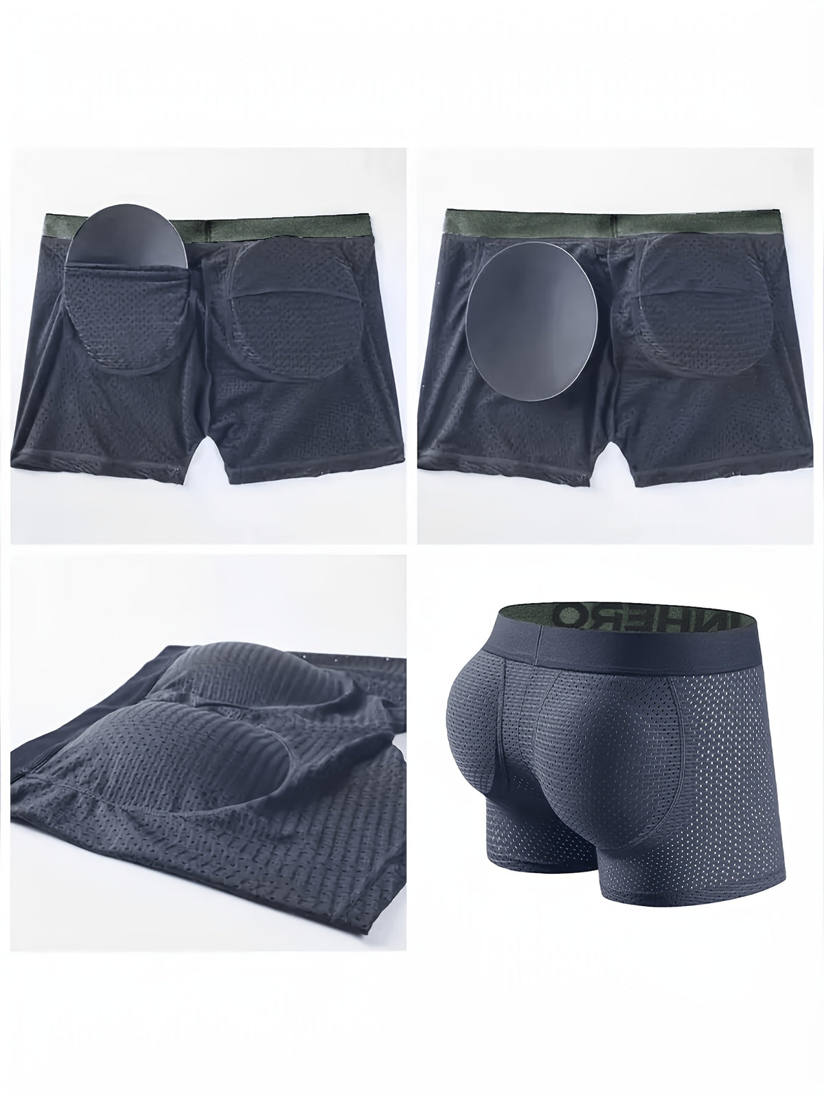 Boxer de sport push-up microfibre homme