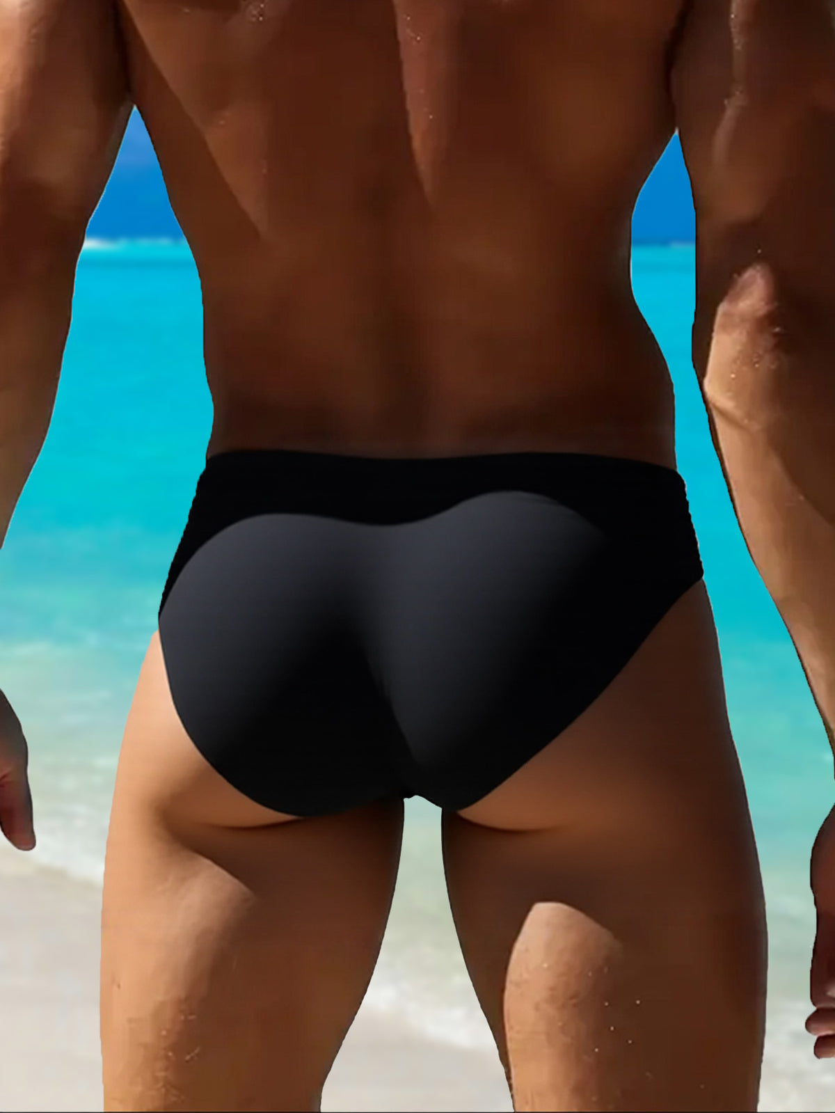 Boxer de sport séchage rapide microfibre homme, noir, noir, du S au XL