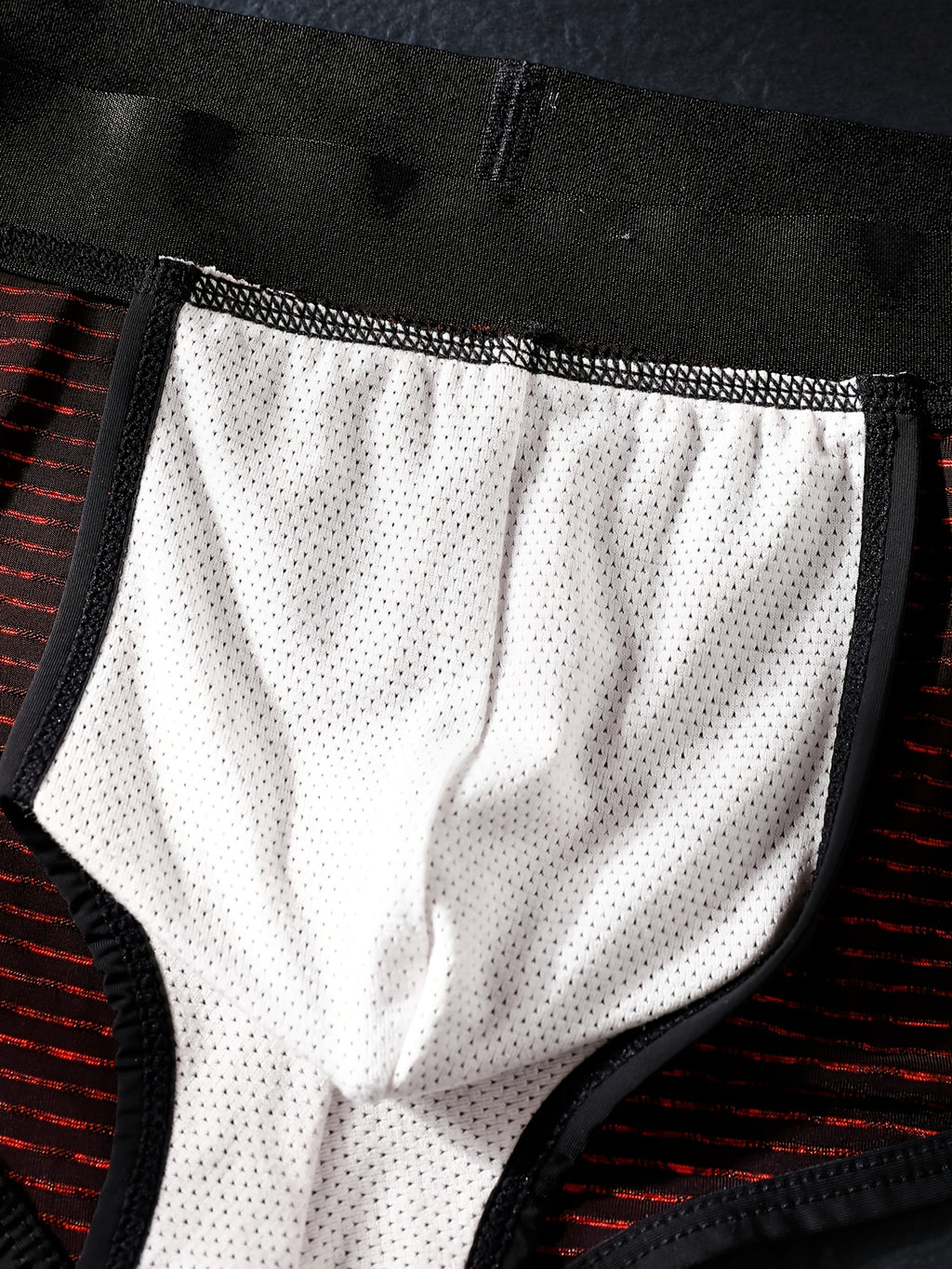 Slip de sport respirant microfibre homme — lot de 3, rayé, du XS au XL