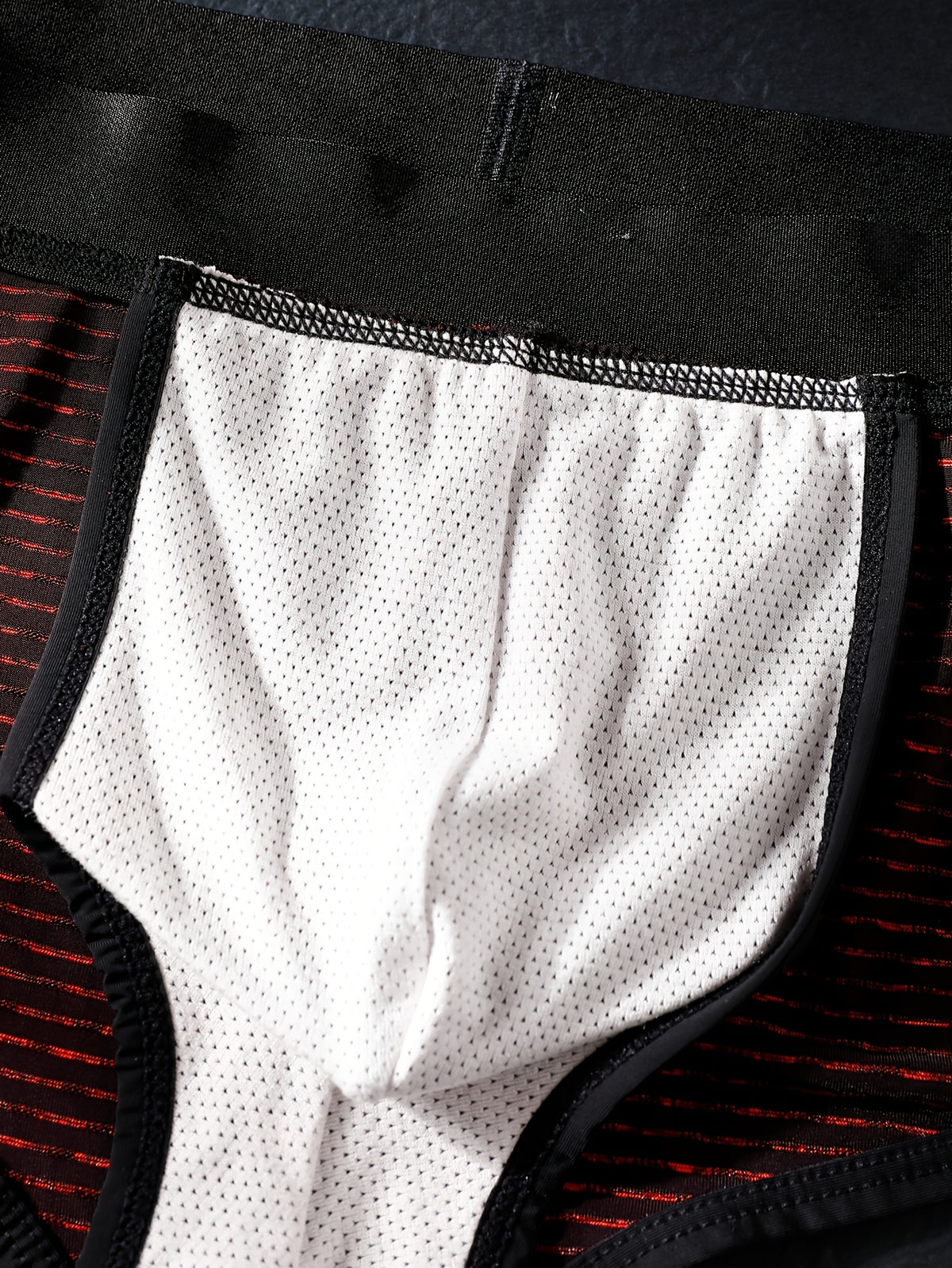 Slip de sport respirant microfibre homme — lot de 3, rayé, du XS au XL