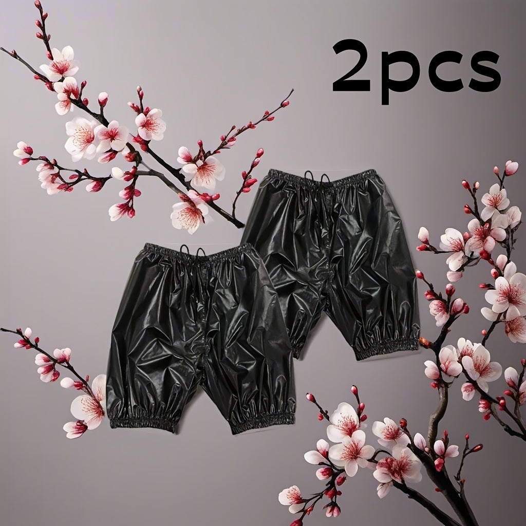 Boxer respirant homme — lot de 2, noir + blanc