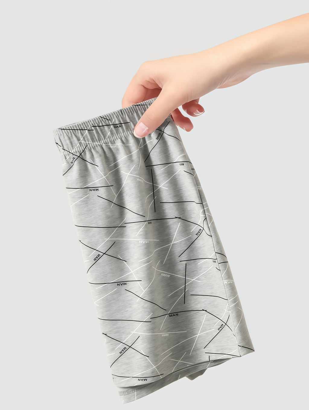 Boxer coton homme — lot de 3, imprimé, assortiment S, du S au XL