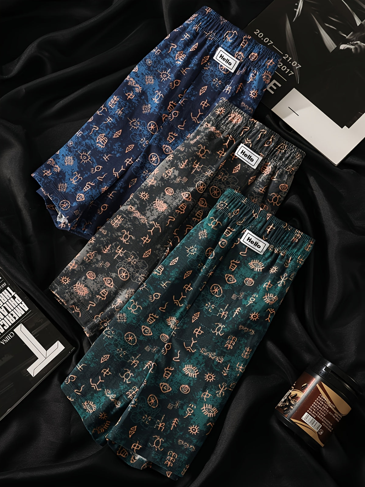 Boxer large d'intérieur coton homme — lot de 3