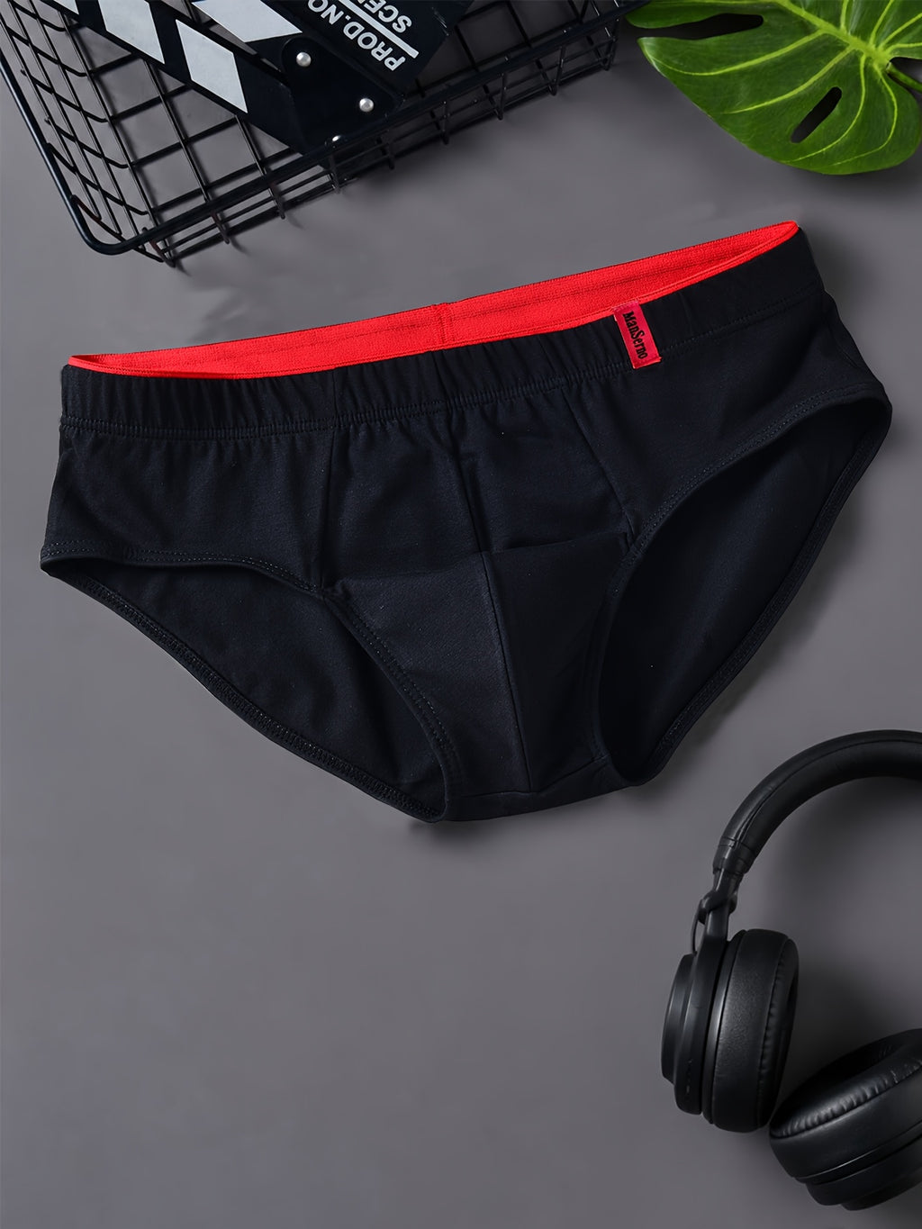 Slip coton homme — lot de 6, peu extensible, lavage à la main, 5 % d'élasthanne