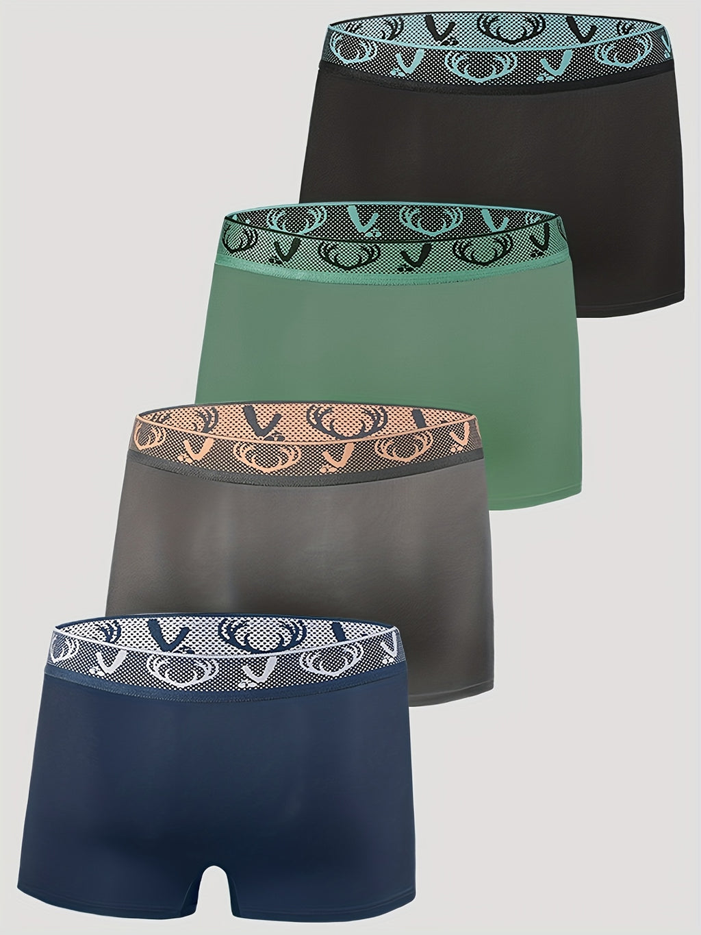 Boxer respirant bambou homme — lot de 4