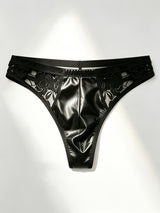 Slip respirant à poche de maintien homme, fleuri