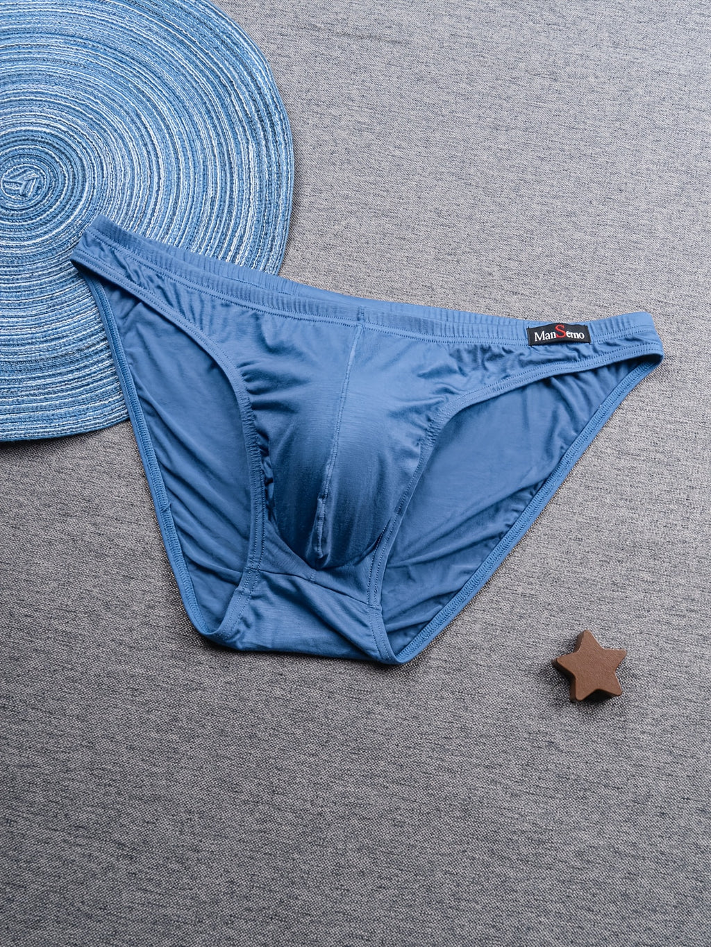 Slip moulant respirant modal homme — lot de 8, uni