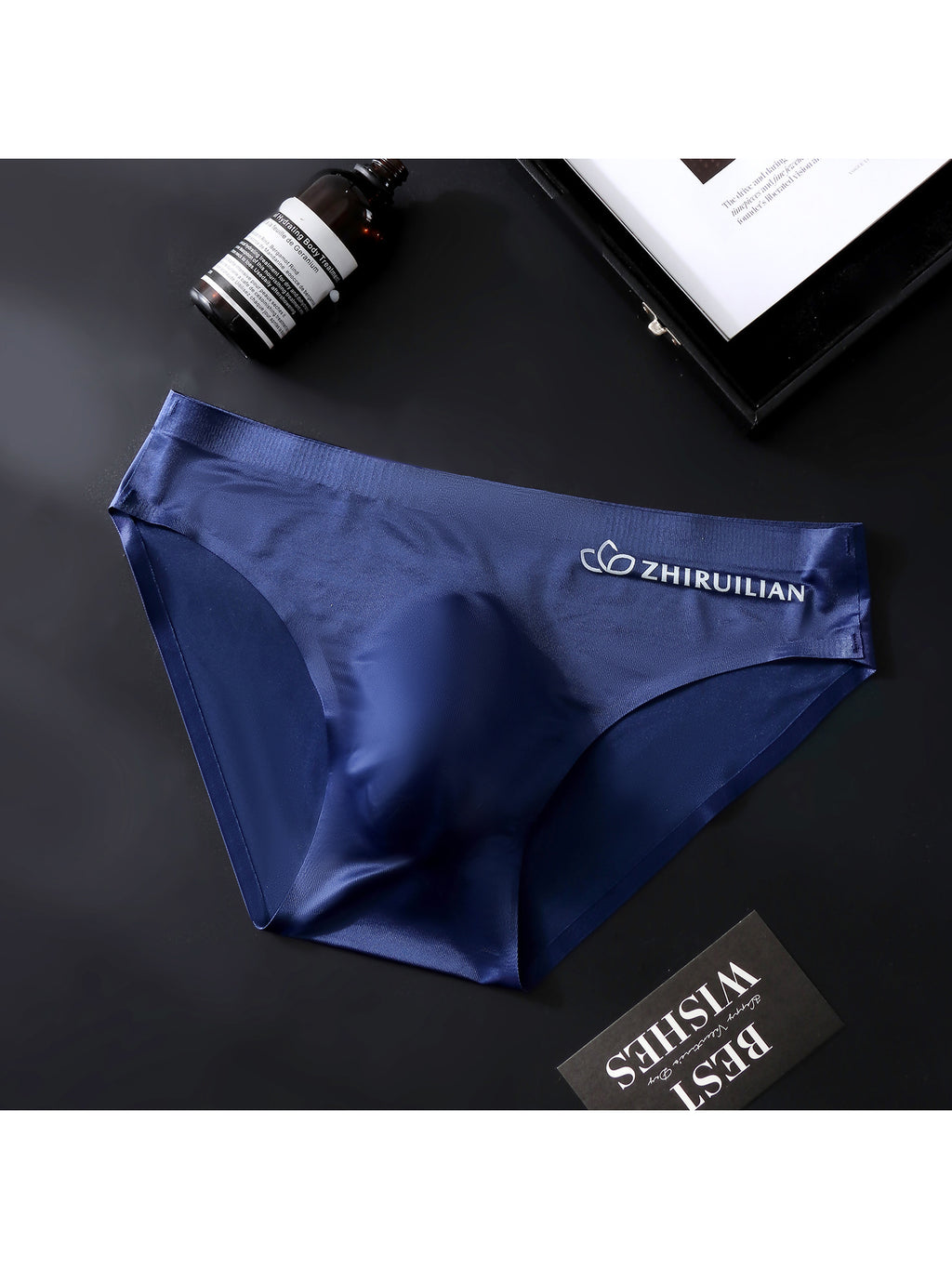 Slip de sport respirant microfibre homme — lot de 4, uni, du S au XL (modèle 2)