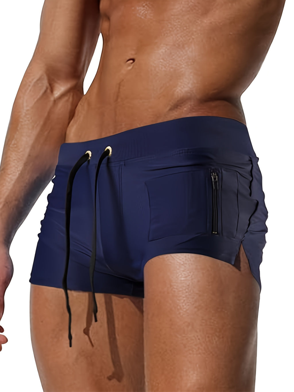 Boxer à poche de maintien microfibre homme