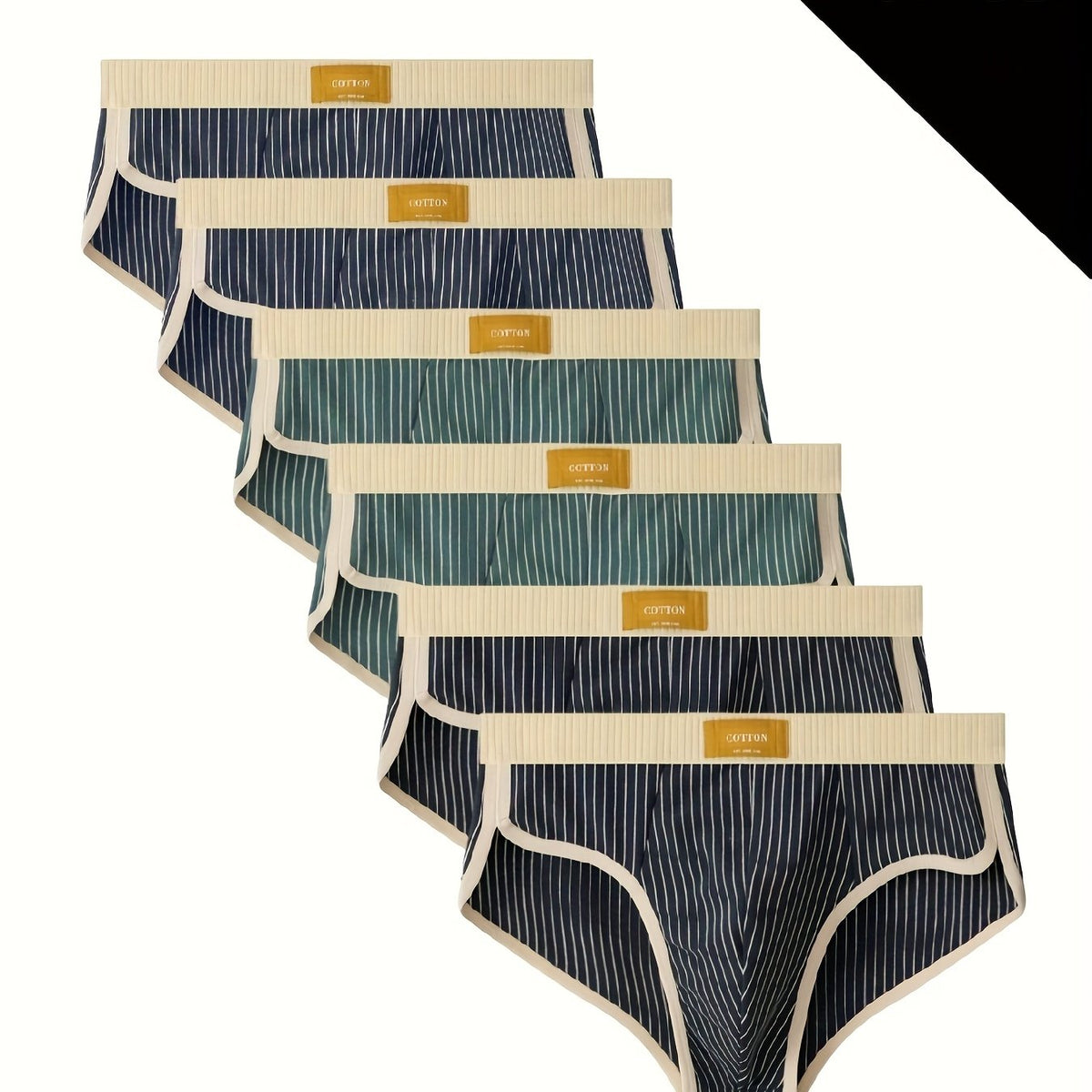 6PCS-gris foncé vert noir Image