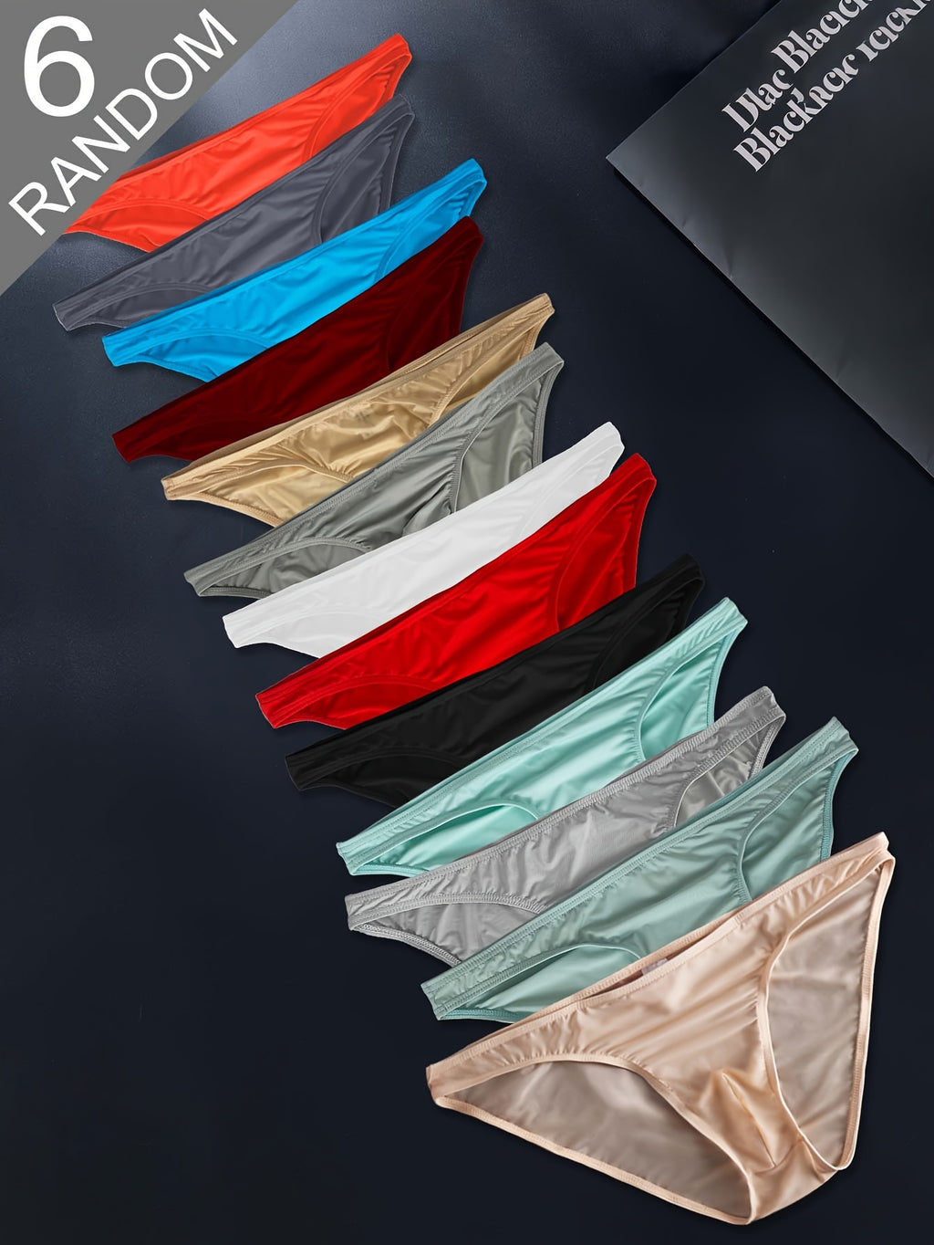 Slip de sport respirant microfibre homme — lot de 6, uni, du S au XXL