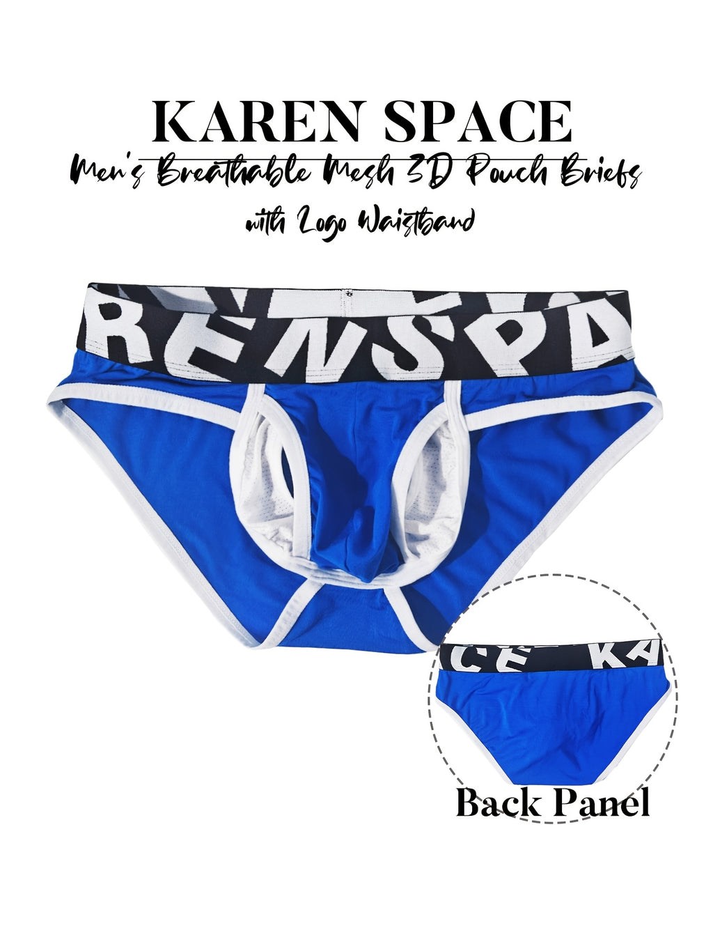 Slip taille basse respirant bambou homme, noir — vue 12