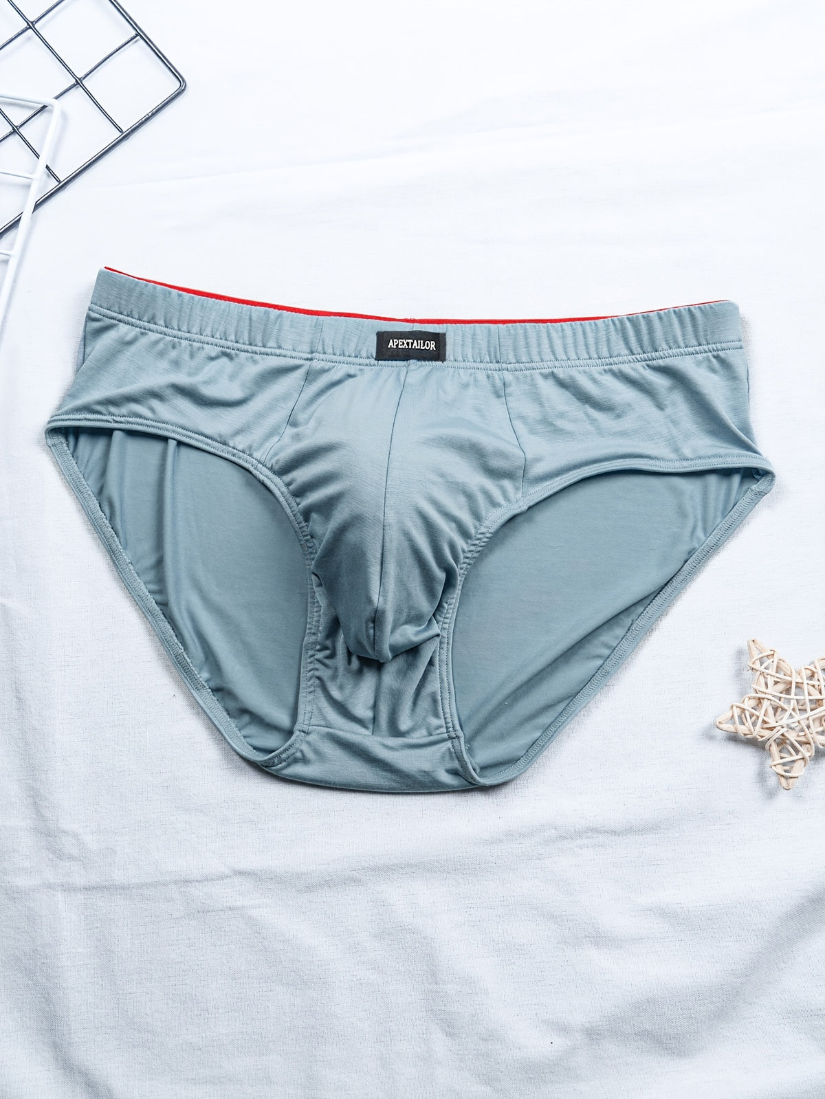 Slip respirant bambou homme — lot de 6, uni