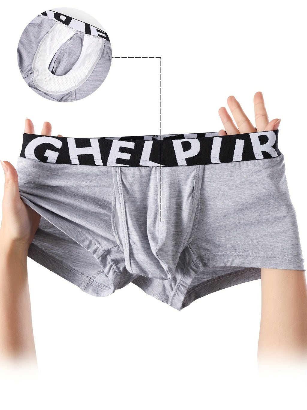 Boxer de sport respirant bambou homme, 5 coloris