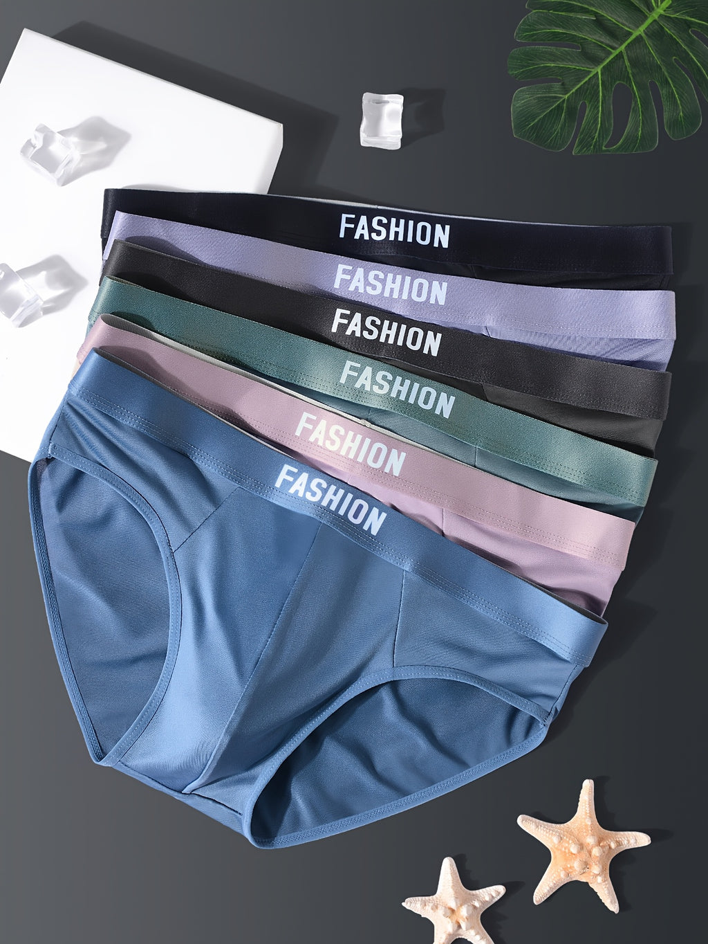 Slip respirant microfibre homme — lot de 4, uni, du S au XXL