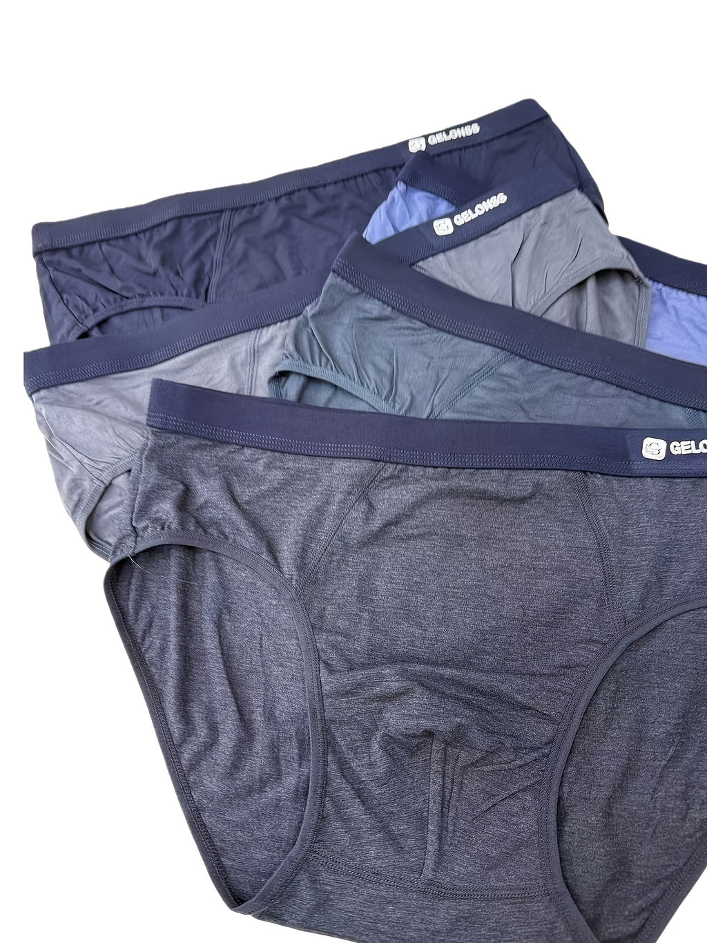 Slip respirant bambou homme — lot de 3, uni