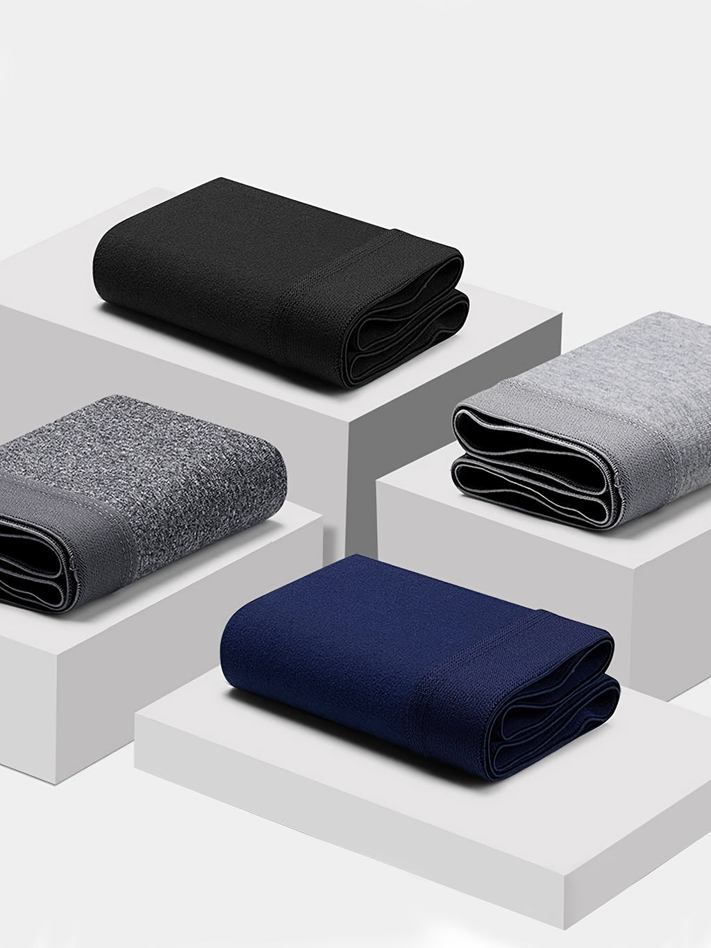 Boxer de sport respirant microfibre homme — lot de 4, uni