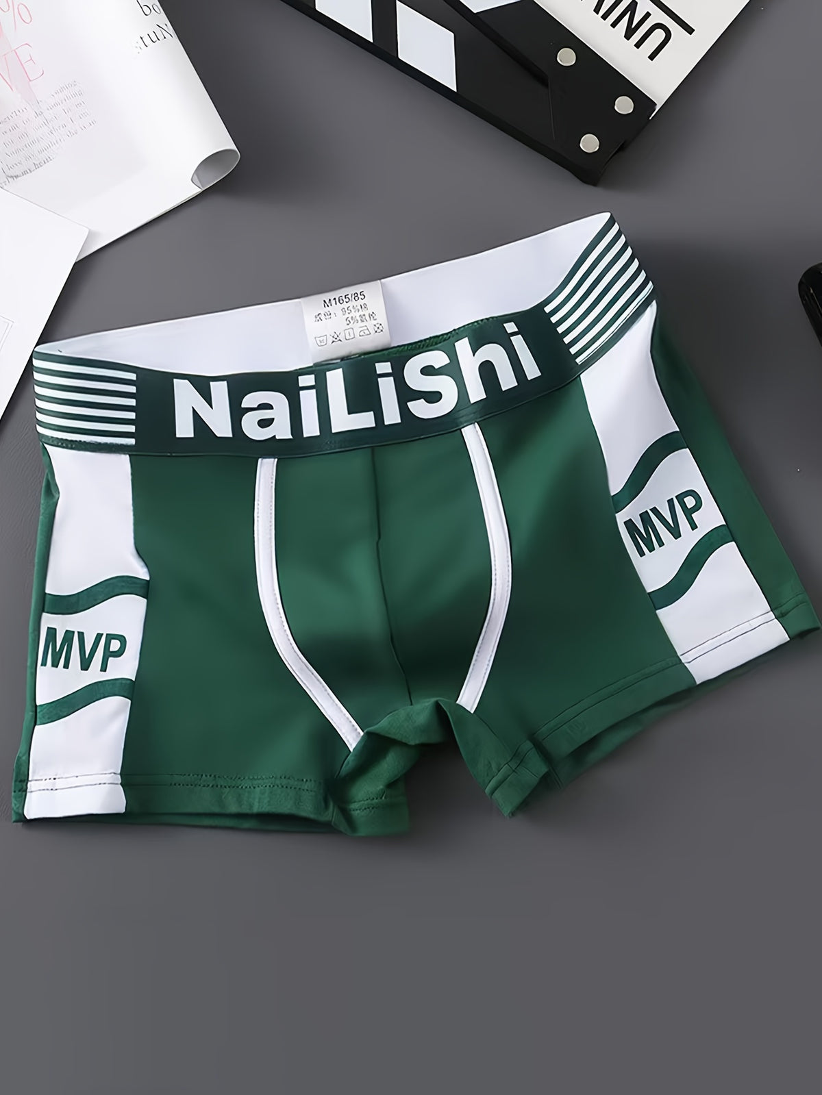 Boxer de sport respirant coton homme — lot de 2, imprimé