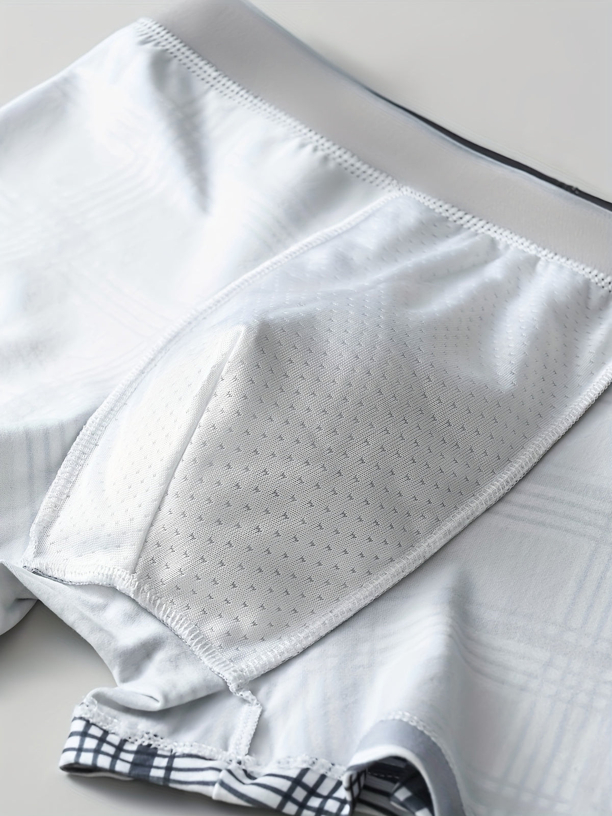 Boxer de sport respirant microfibre homme — lot de 4, rayé