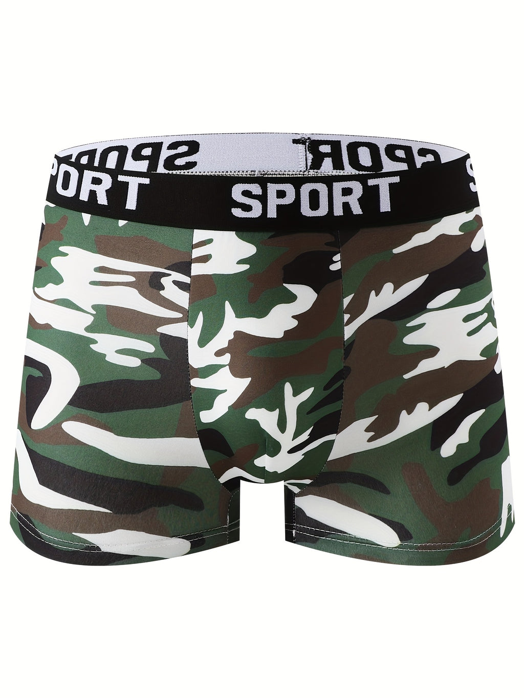 Boxer microfibre homme — lot de 5, géométrique, assortiment S, du S au XXL